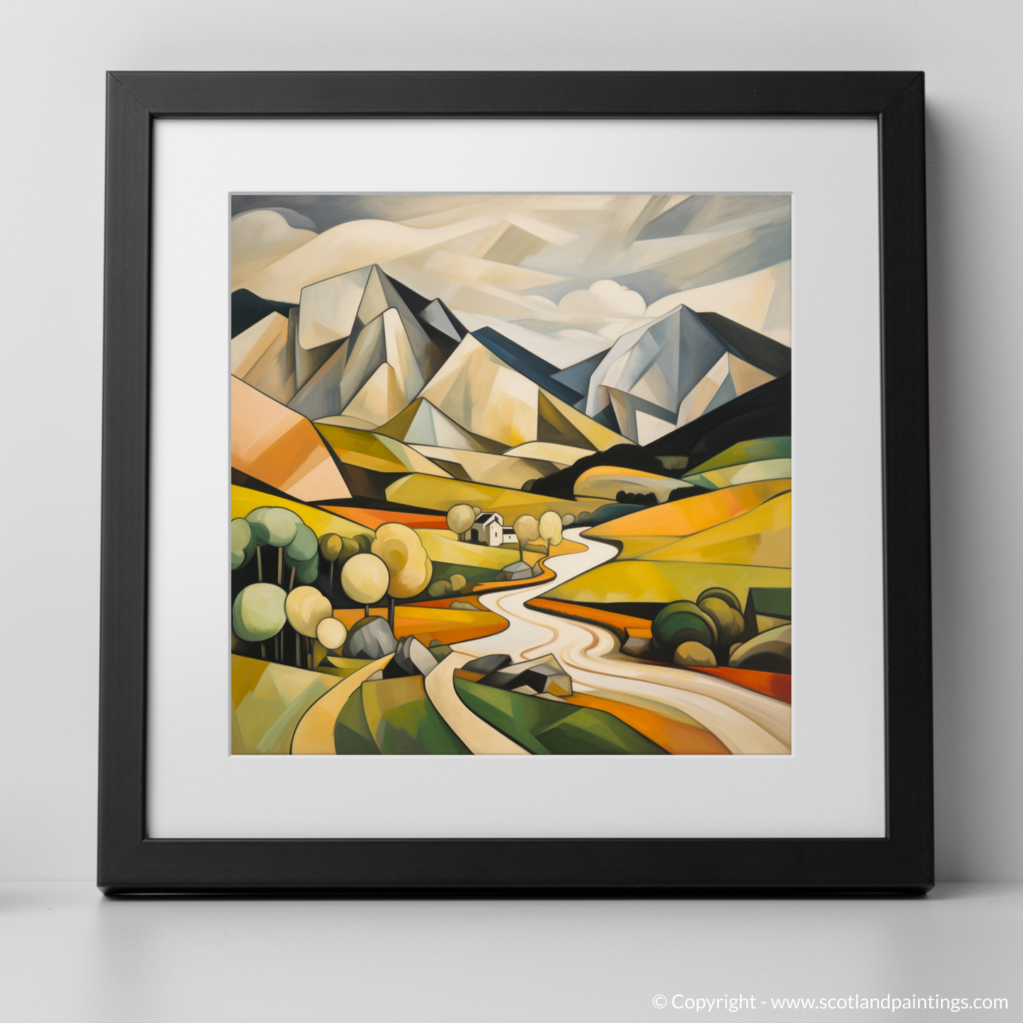 Cubist Highlands: A Meall Corranaich Masterpiece