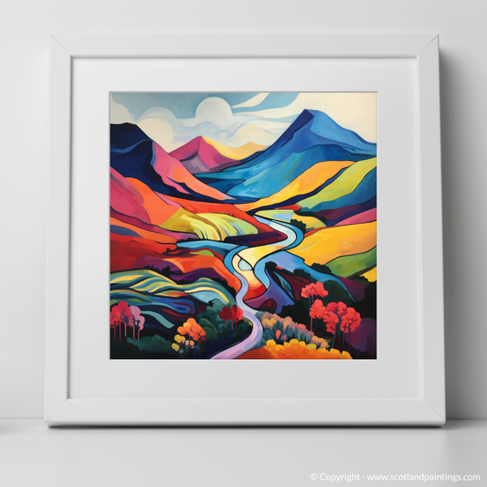 Vivid Vistas of Beinn Ghlas: A Fauvist Tribute