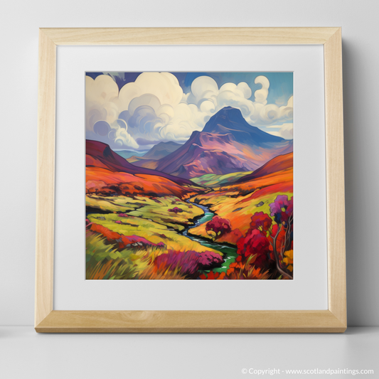 Majestic Meall nan Tarmachan: A Fauvist Ode to Scottish Wilds