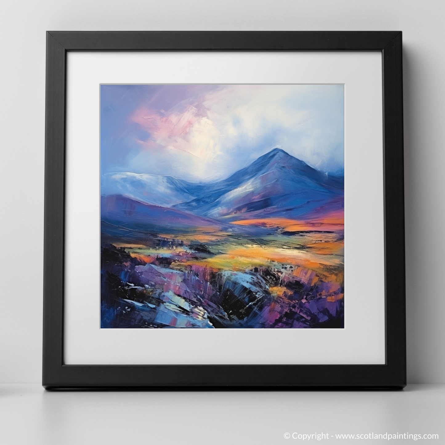 Highland Twilight: An Abstract Impression of Meall Corranaich