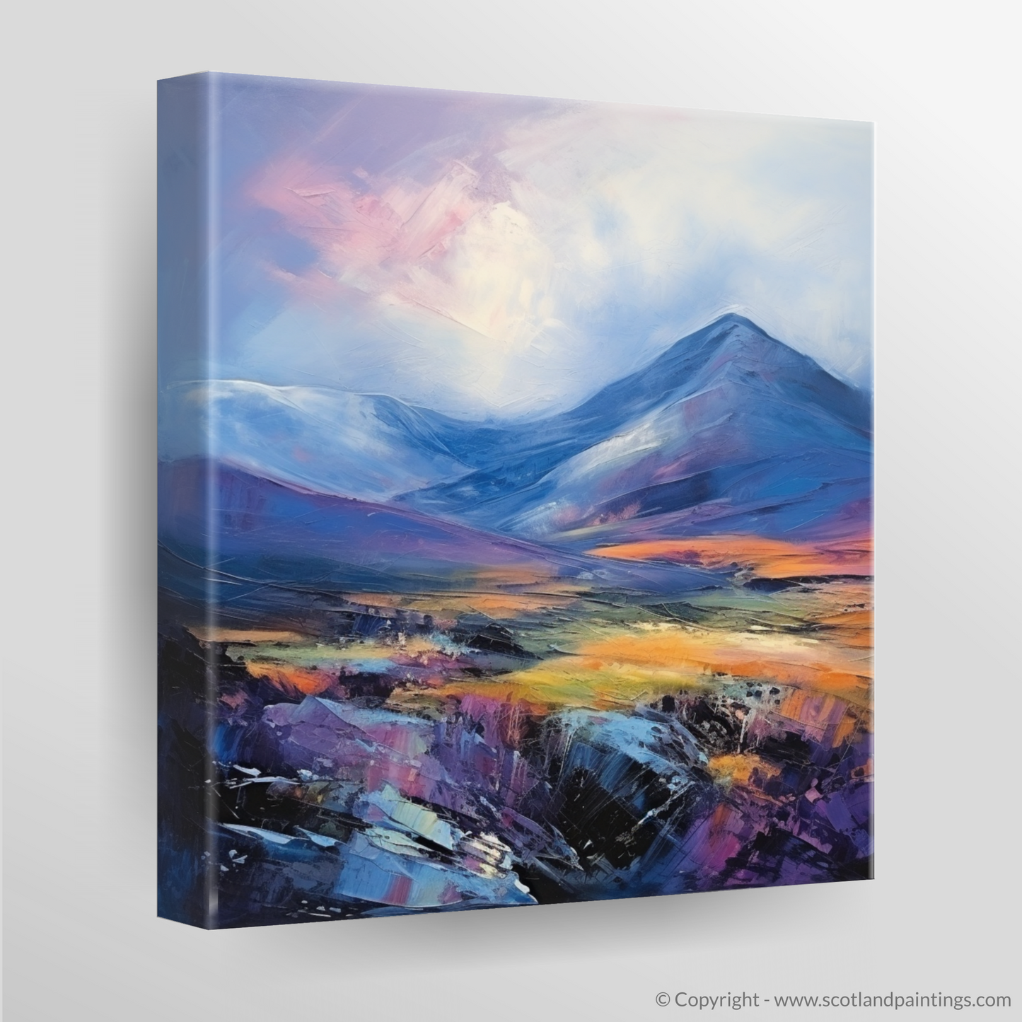 Highland Twilight: An Abstract Impression of Meall Corranaich