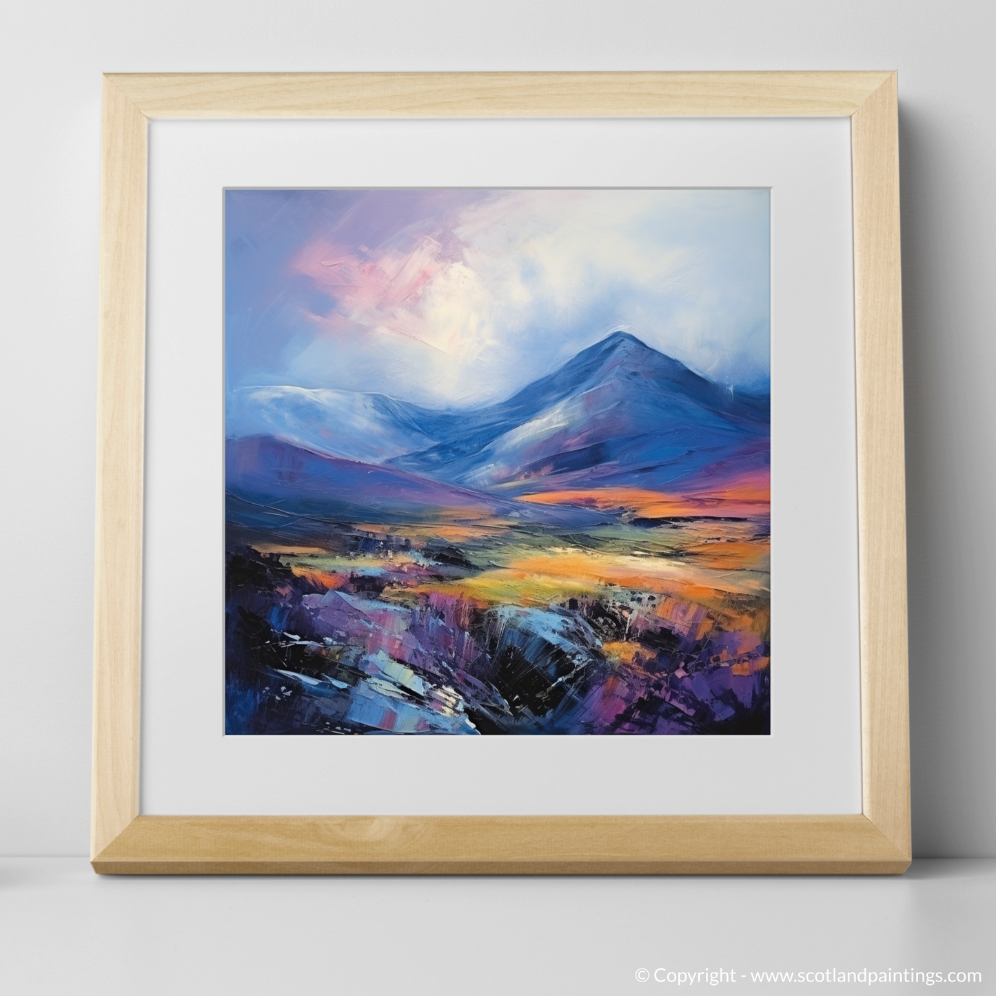 Highland Twilight: An Abstract Impression of Meall Corranaich