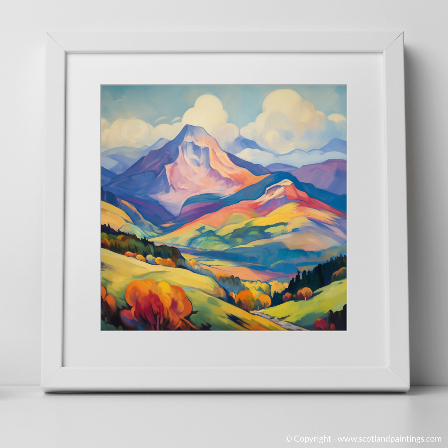 Fauvist Fervour: Ben Lomond's Highland Majesty