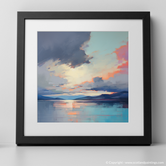 Painting and Art Print of A huge sky above Loch Lomond. Loch Lomond's Enchanting Horizon.