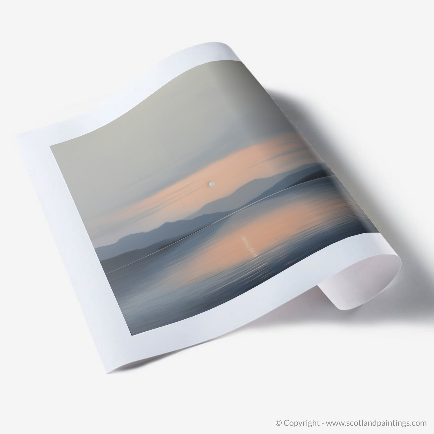 Art Print of Dusk on Loch Lomond