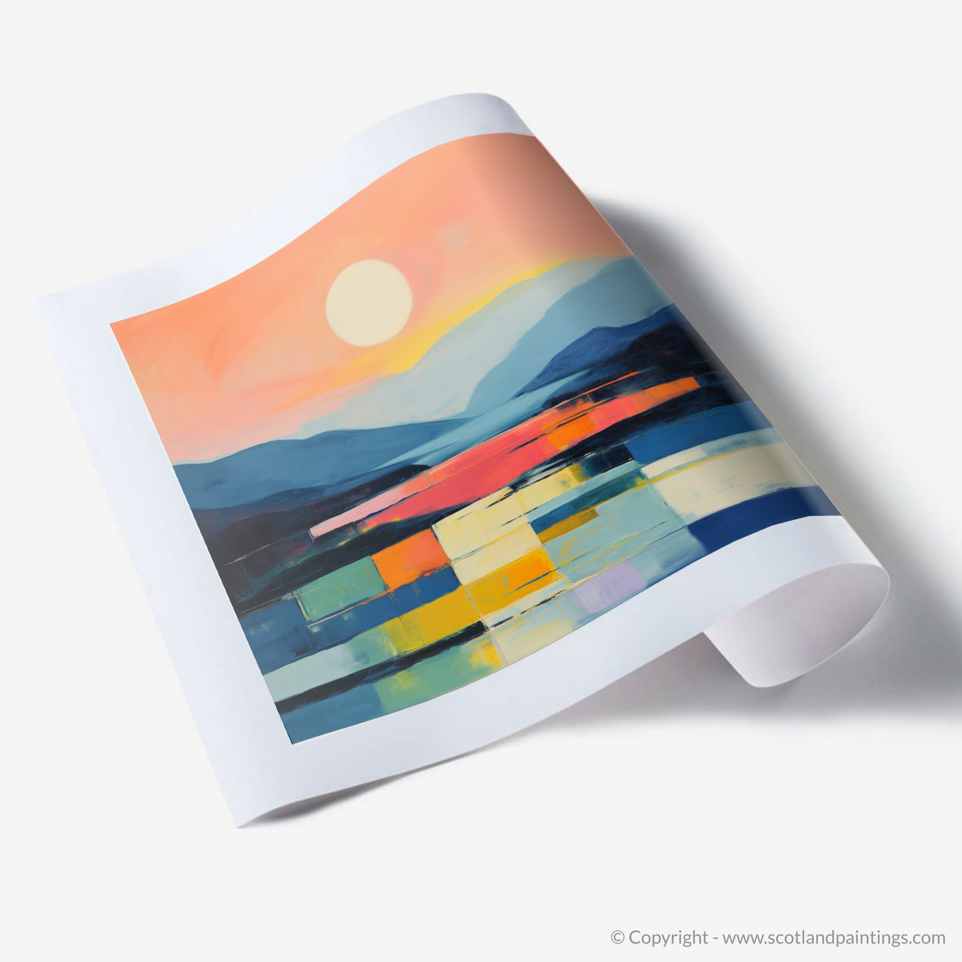 Art Print of Dusk on Loch Lomond