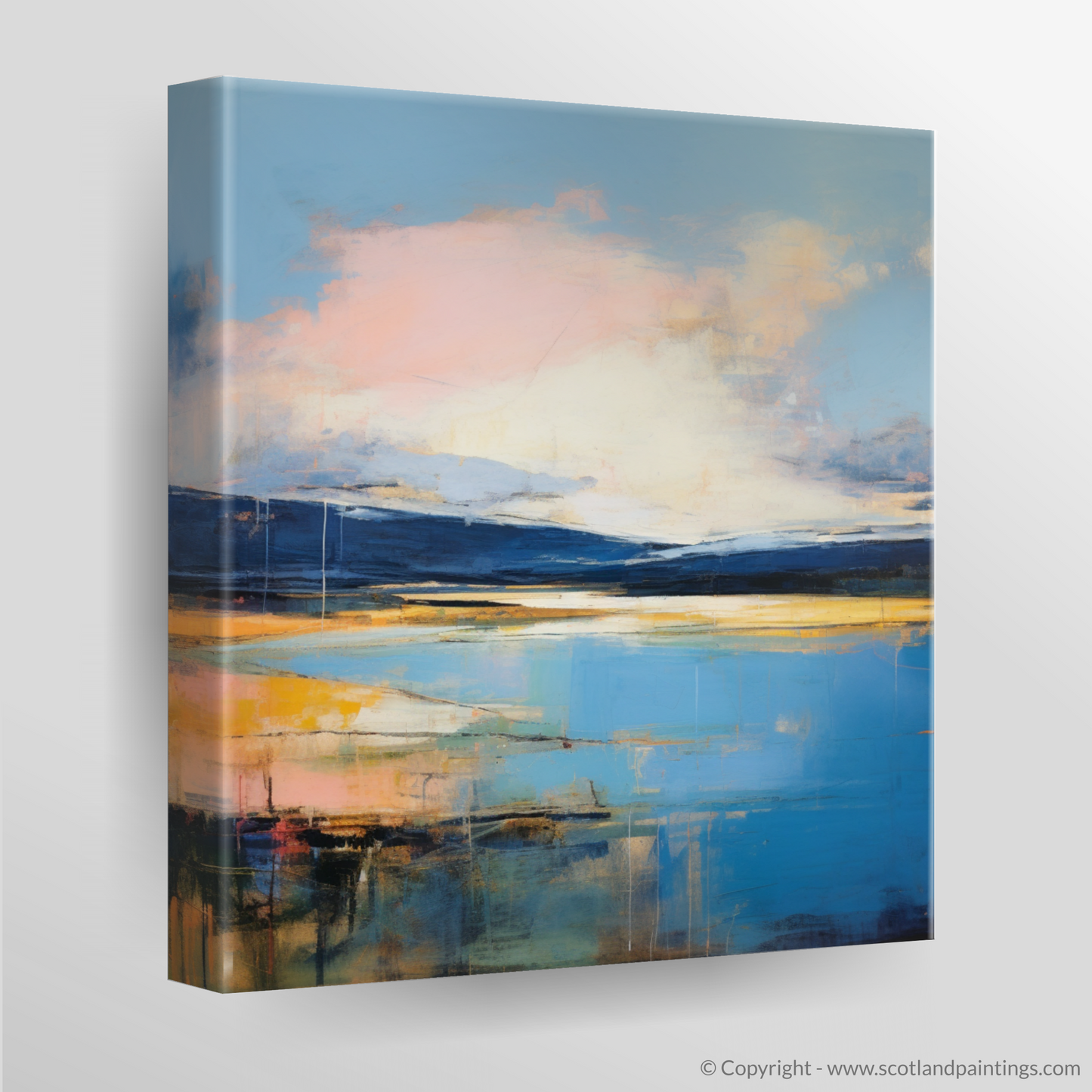 Canvas Print of A huge sky above Loch Lomond