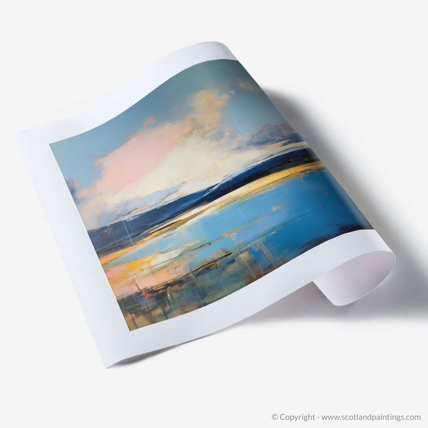 Art Print of A huge sky above Loch Lomond
