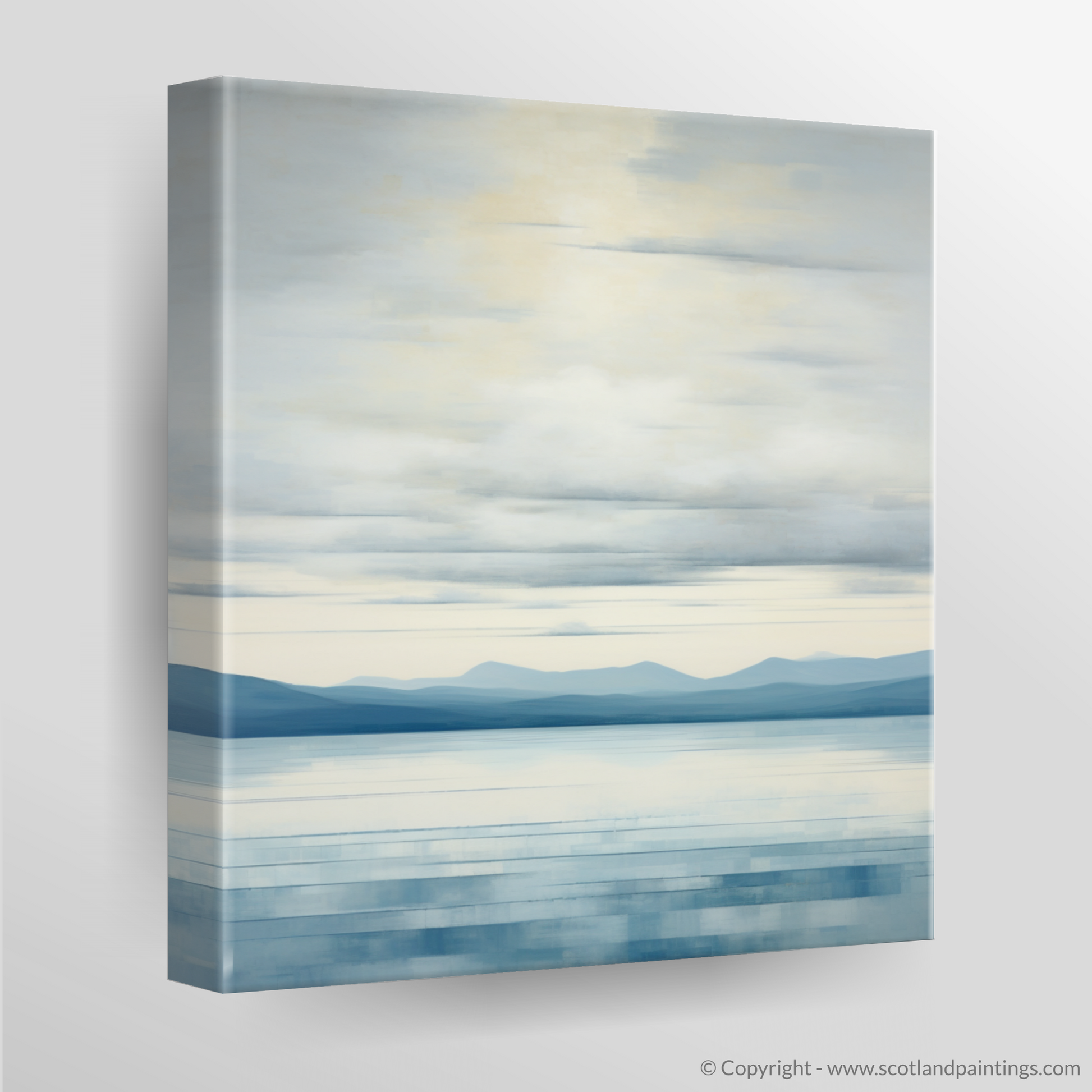 Canvas Print of A huge sky above Loch Lomond