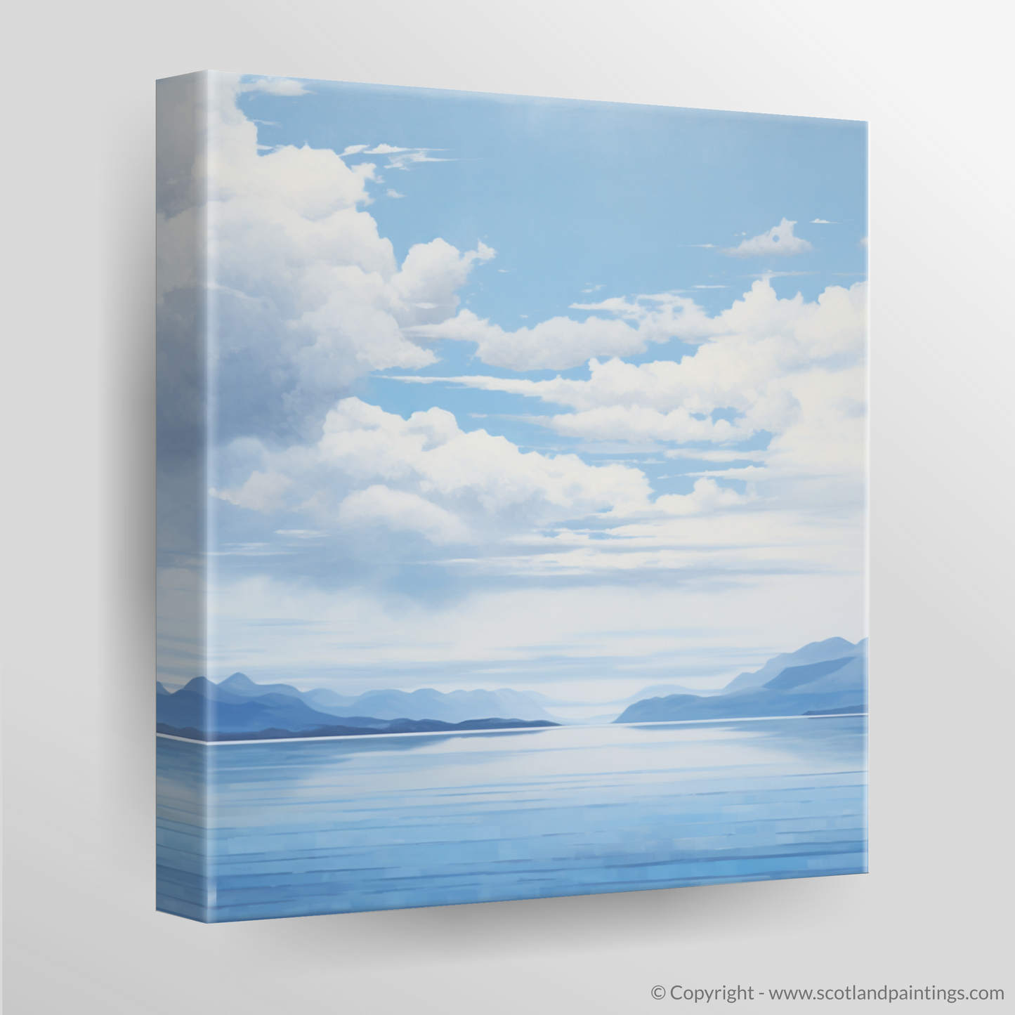 Canvas Print of A huge sky above Loch Lomond