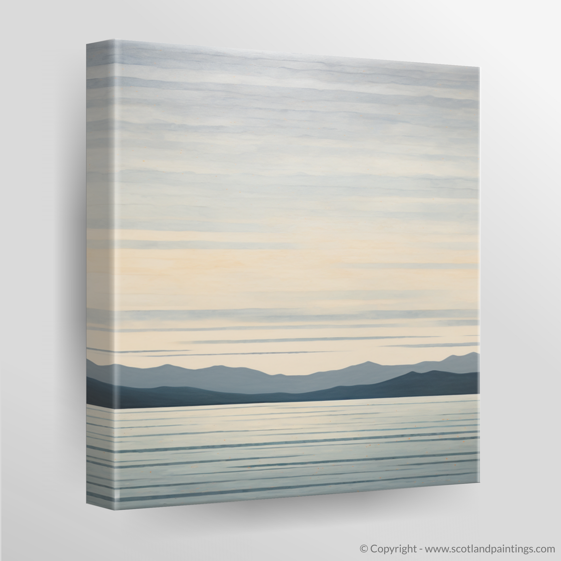 Canvas Print of A huge sky above Loch Lomond