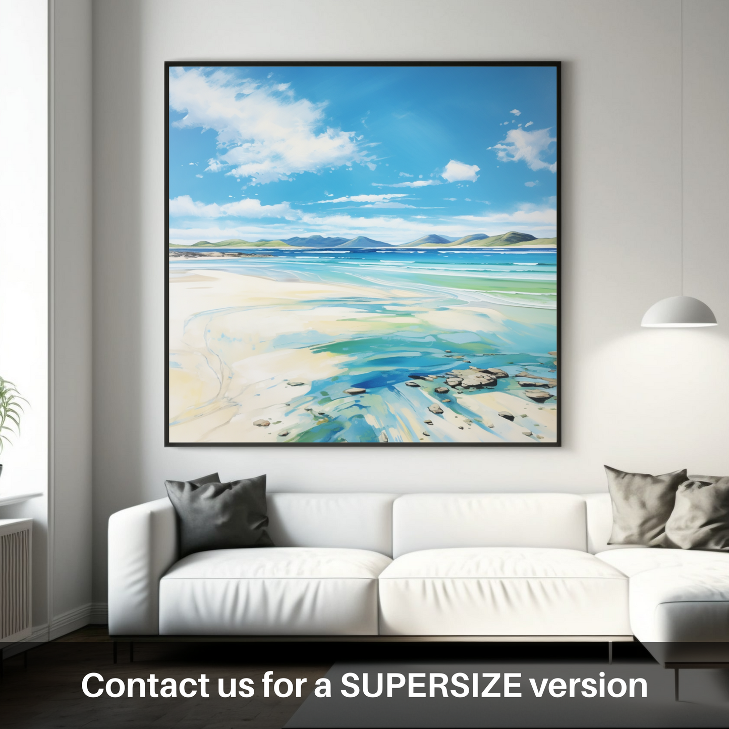 Huge supersize print of Luskentyre Beach, Isle of Harris