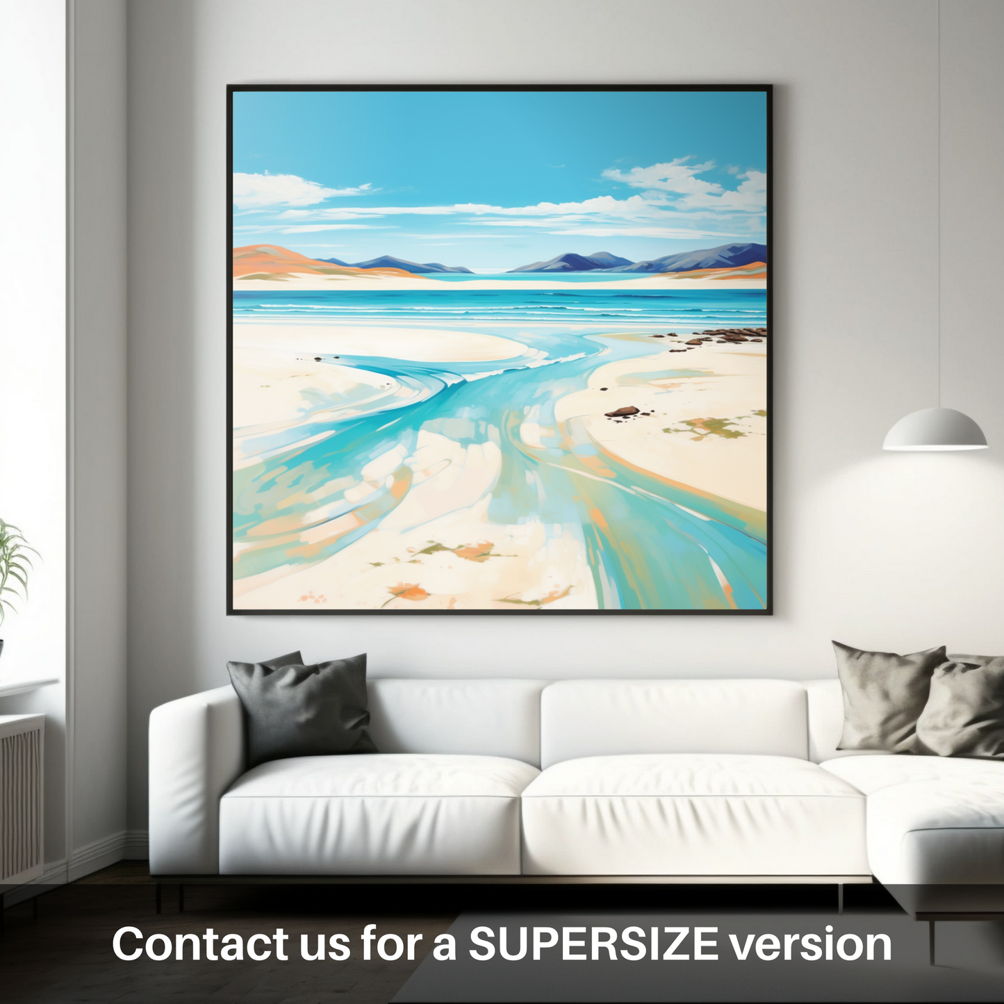 Huge supersize print of Luskentyre Beach, Isle of Harris