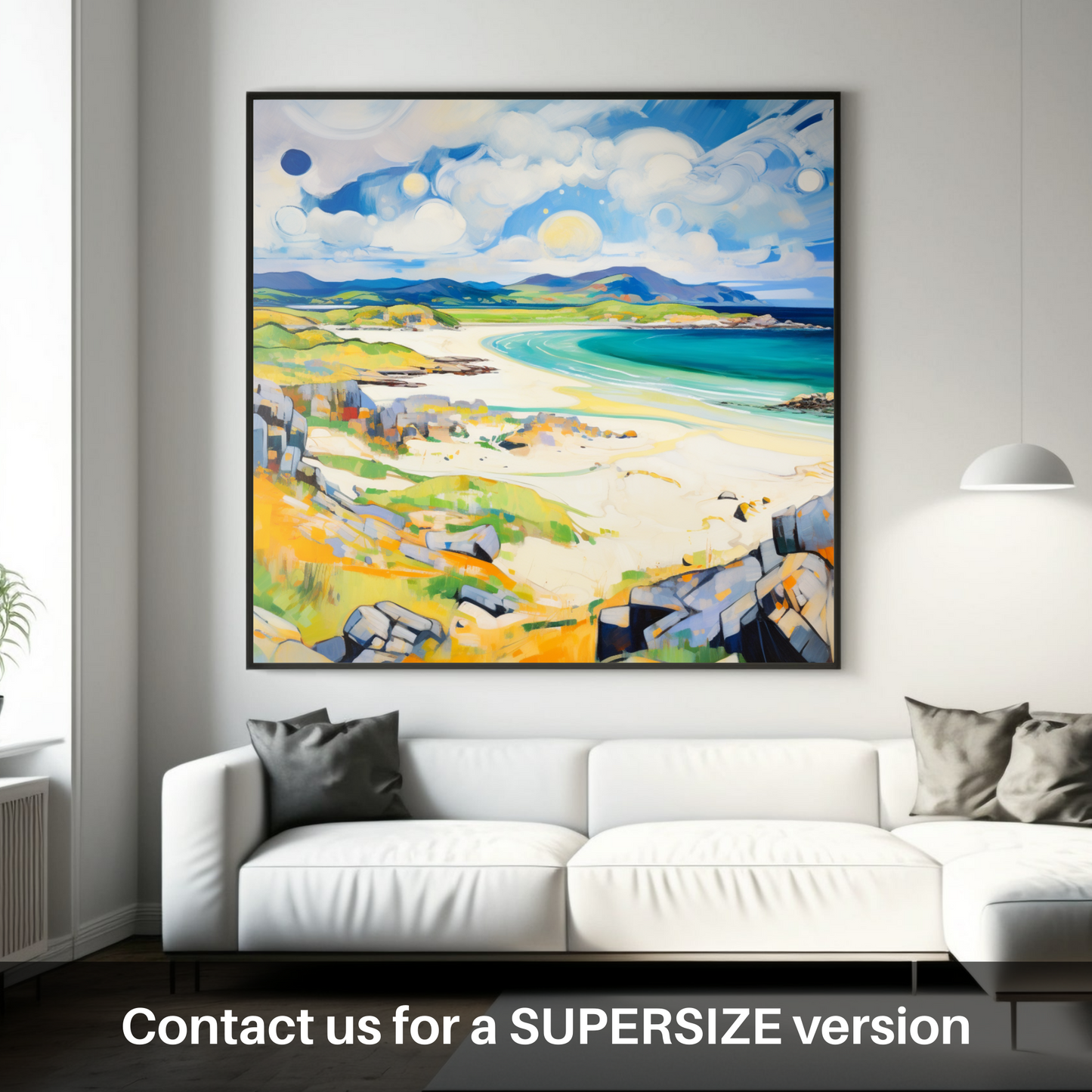 Huge supersize print of Camusdarach Beach, Arisaig