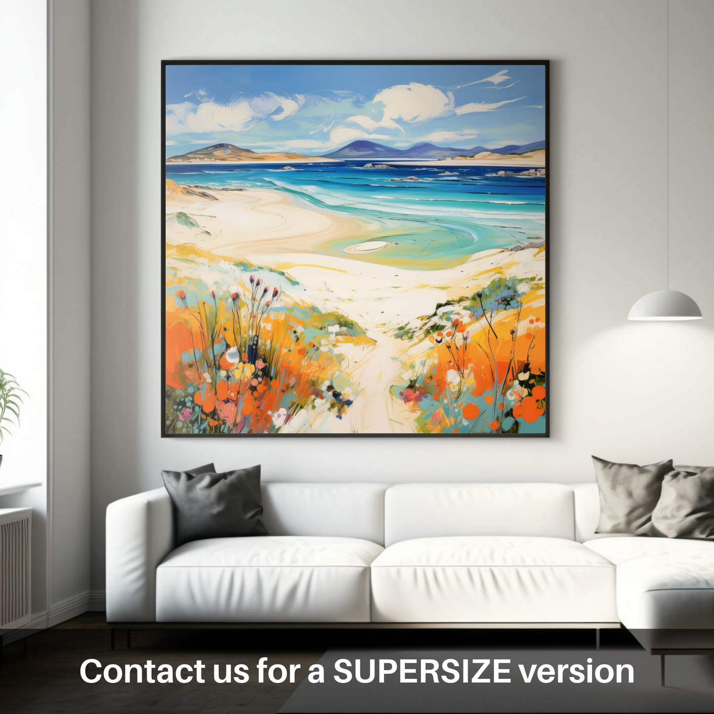 Huge supersize print of Luskentyre Beach, Isle of Harris