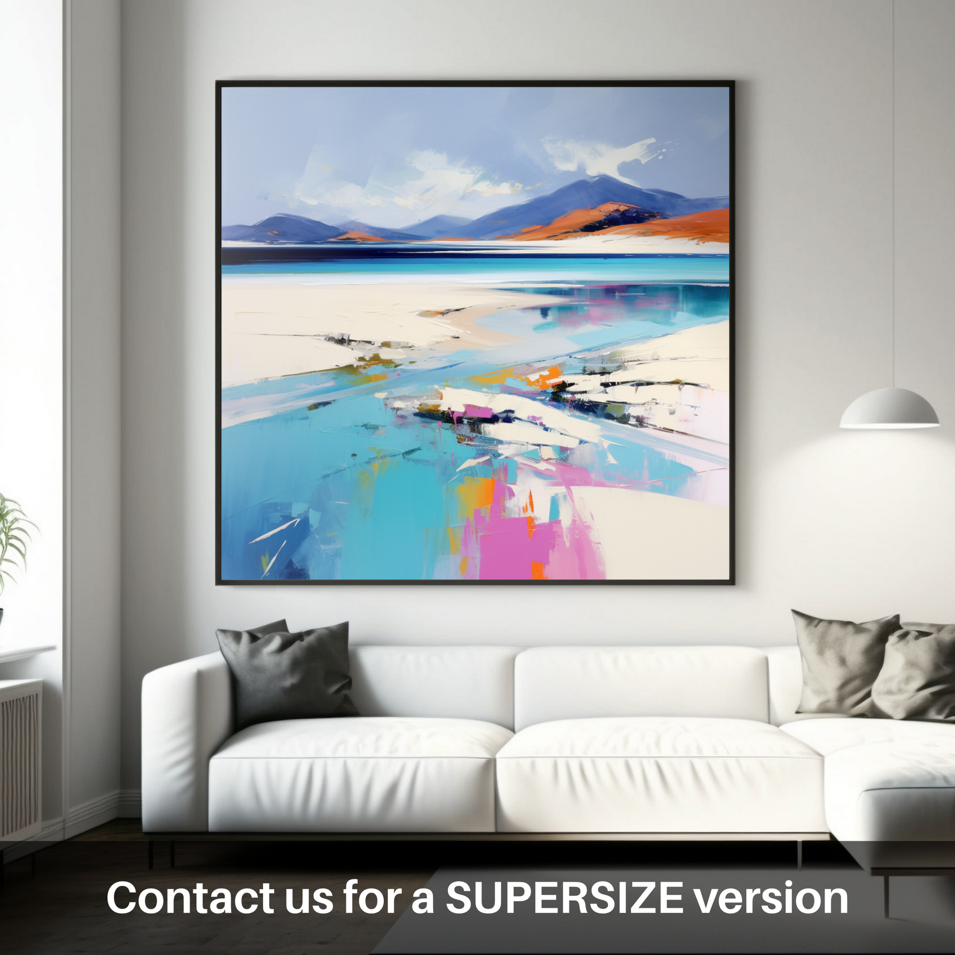 Huge supersize print of Luskentyre Beach, Isle of Harris