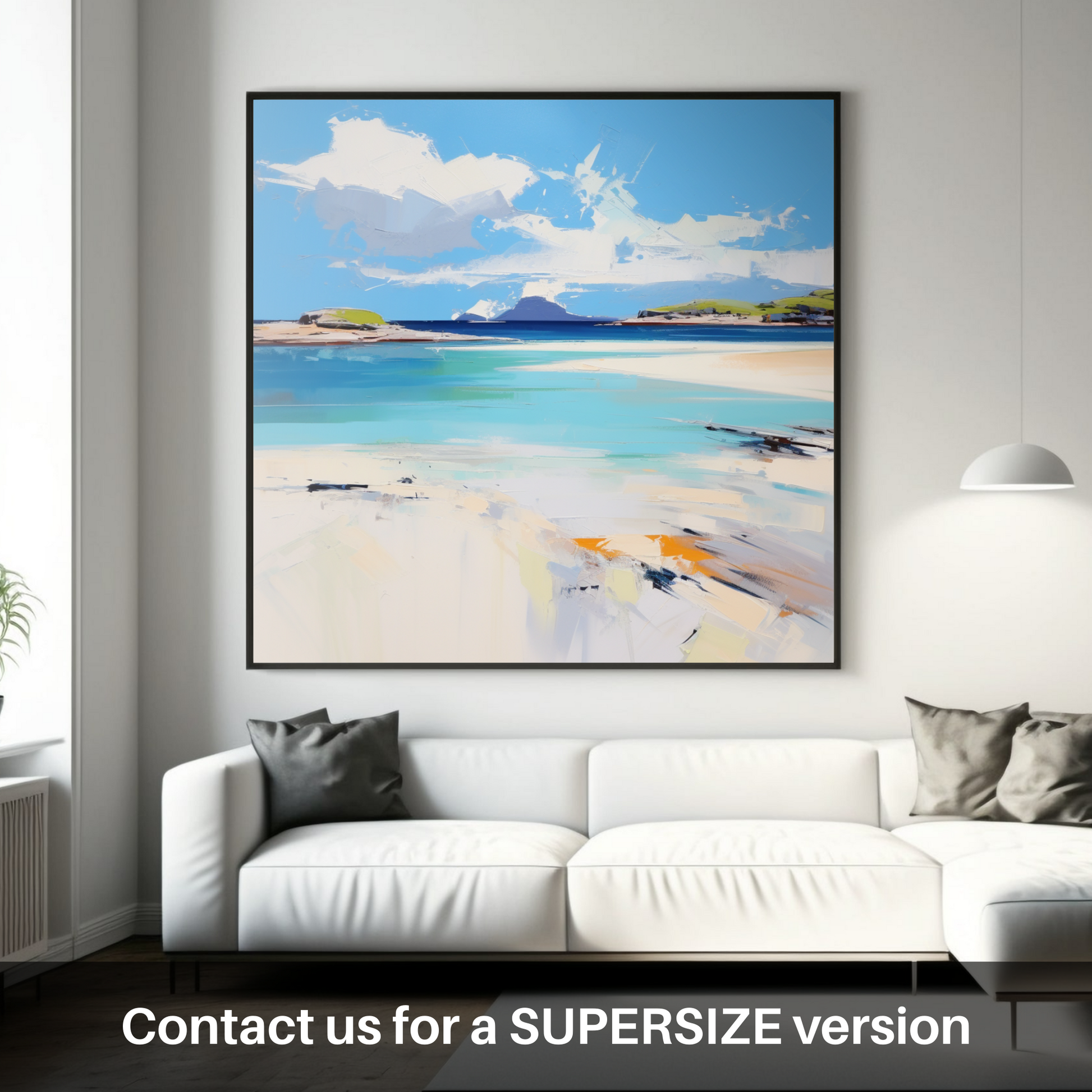 Huge supersize print of Camusdarach Beach, Arisaig