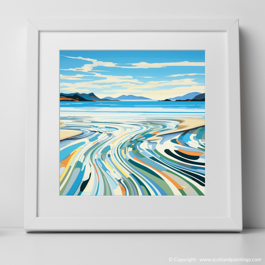 Painting and Art Print of Camusdarach Beach, Arisaig. Abstract Whispers of Camusdarach Beach.