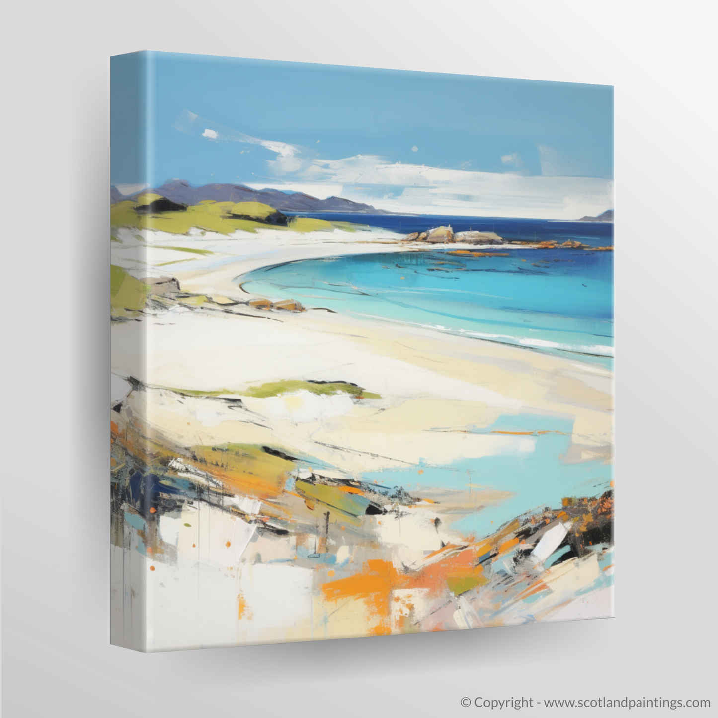 Canvas Print of Camusdarach Beach, Arisaig