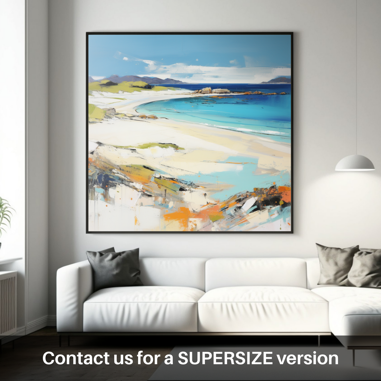 Huge supersize print of Camusdarach Beach, Arisaig