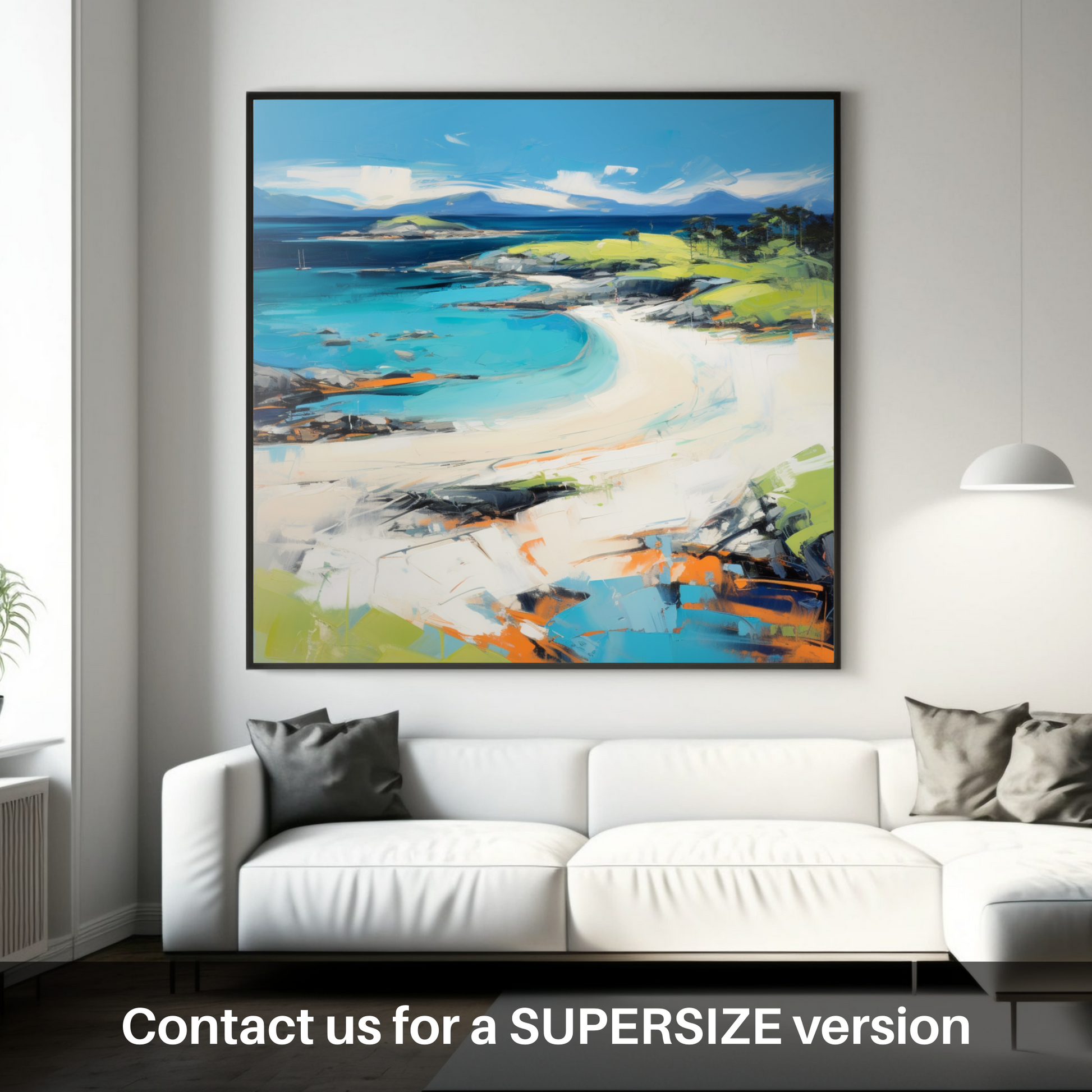 Huge supersize print of Camusdarach Beach, Arisaig