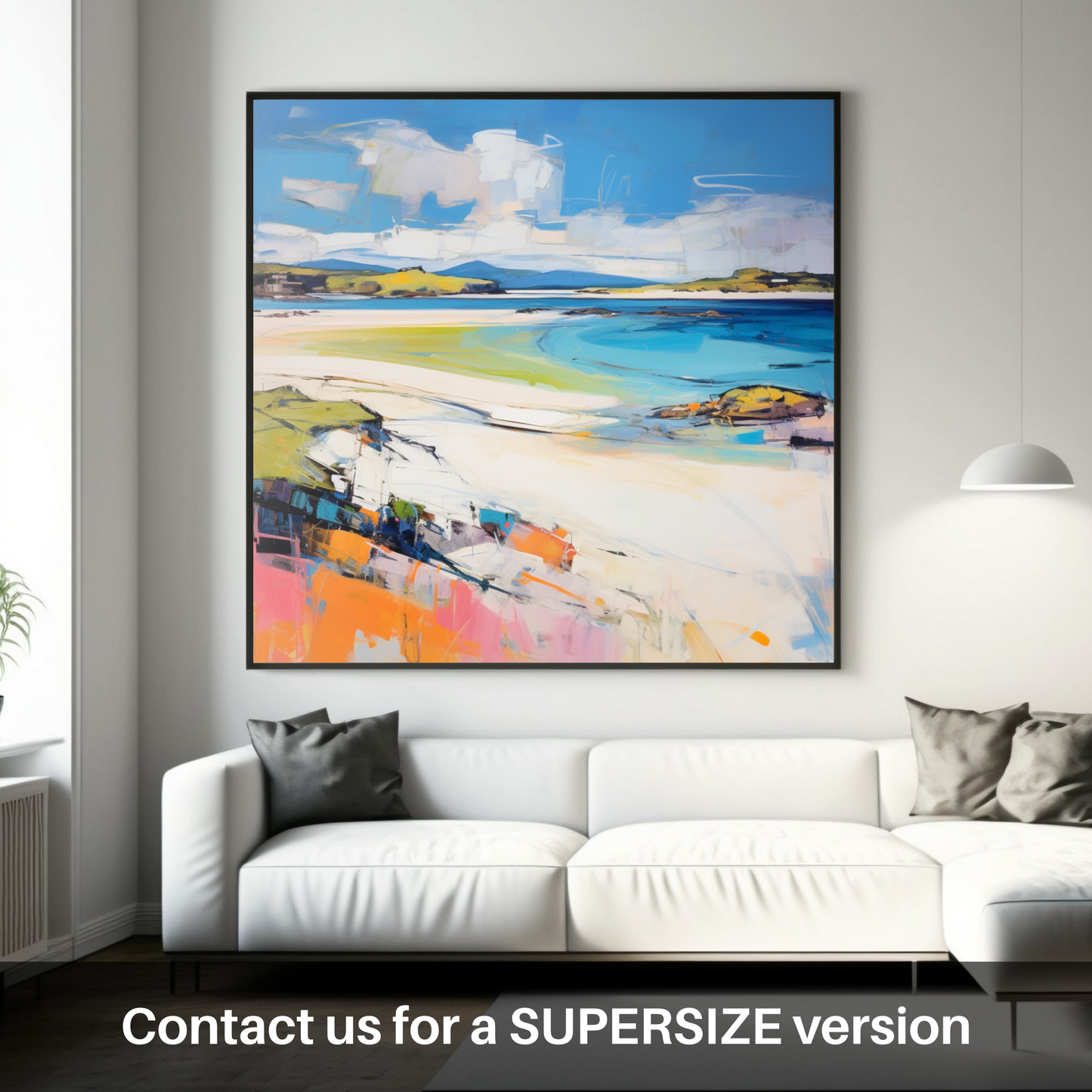 Huge supersize print of Camusdarach Beach, Arisaig