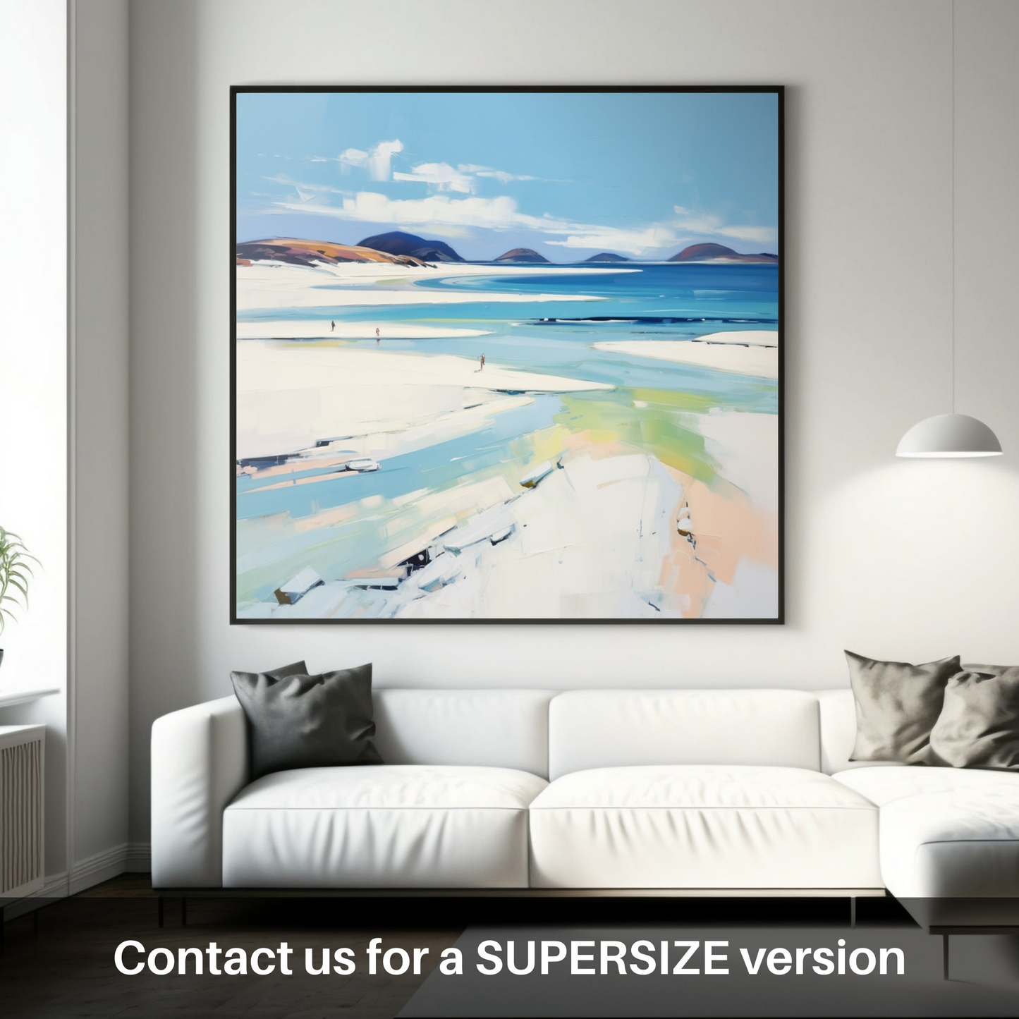 Huge supersize print of Luskentyre Beach, Isle of Harris