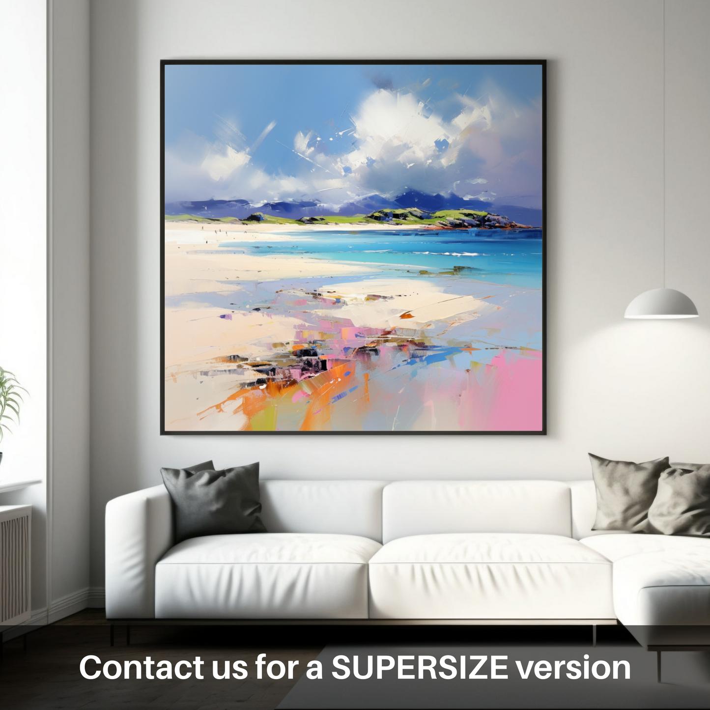 Huge supersize print of Camusdarach Beach, Arisaig