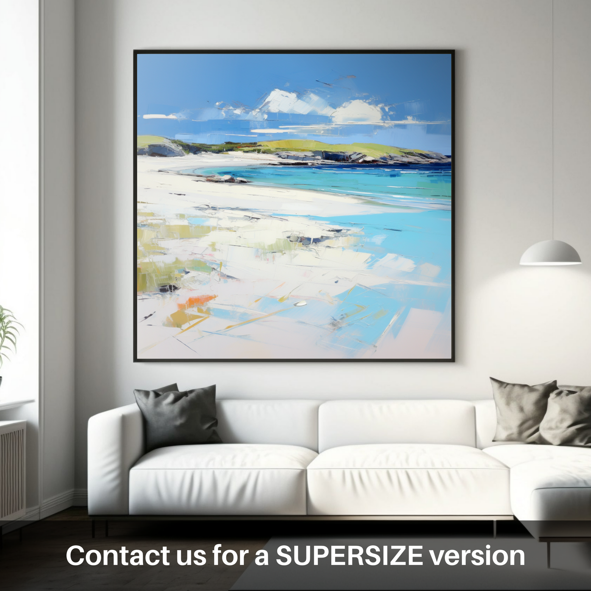 Huge supersize print of Camusdarach Beach, Arisaig