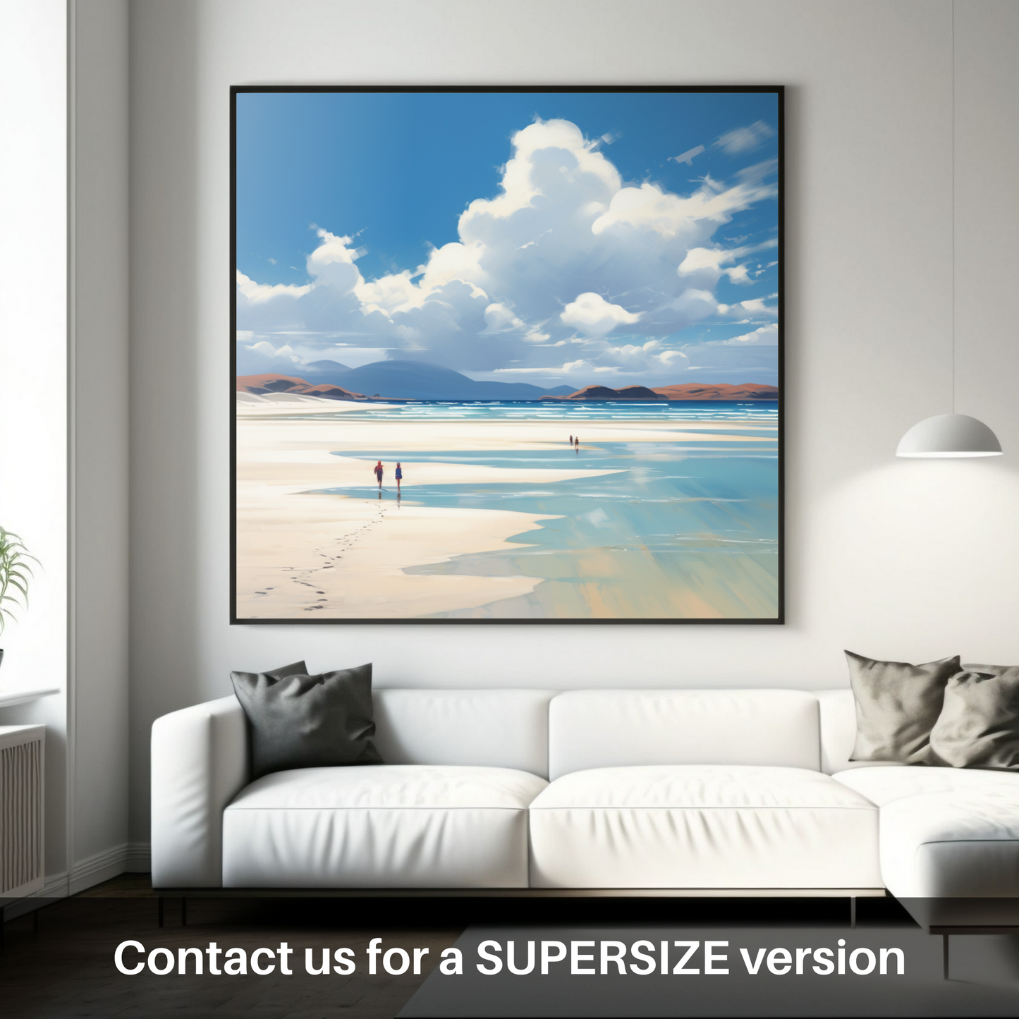 Huge supersize print of Luskentyre Beach, Isle of Harris