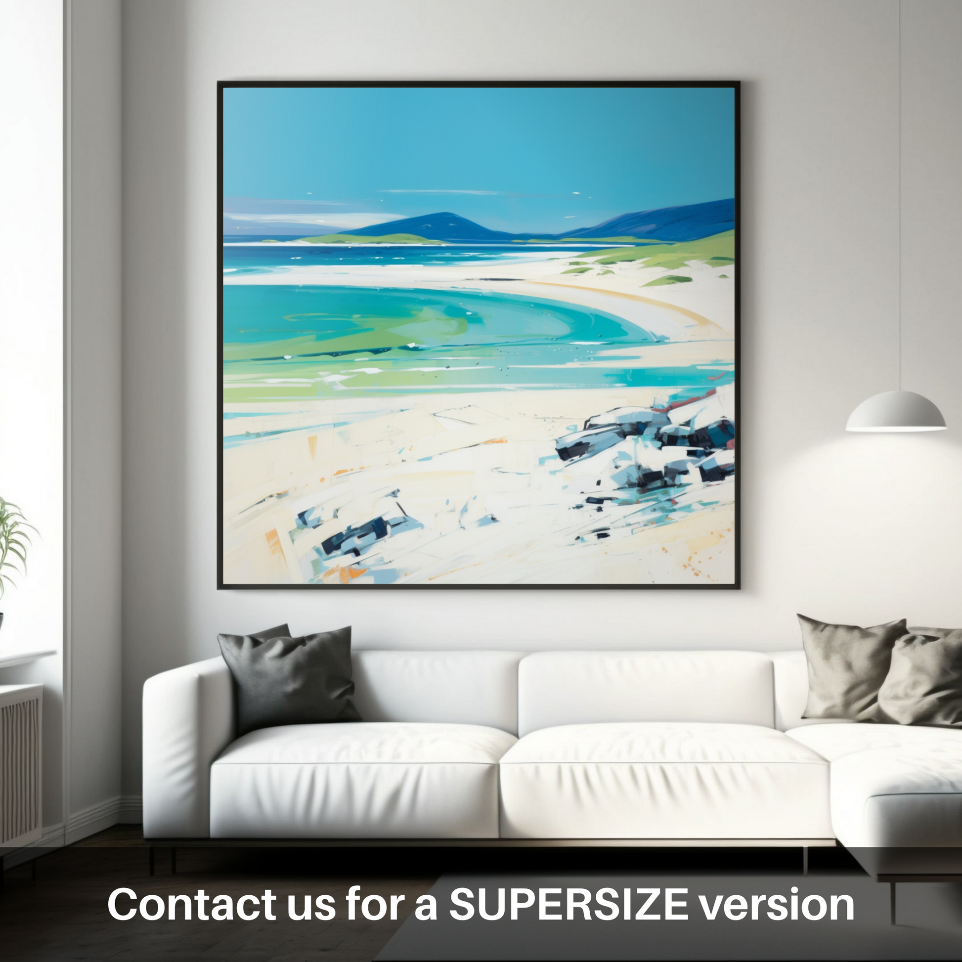 Huge supersize print of Luskentyre Beach, Isle of Harris