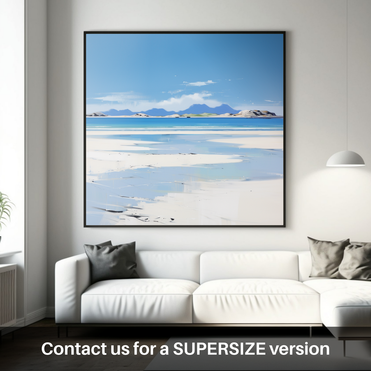 Huge supersize print of Camusdarach Beach, Arisaig