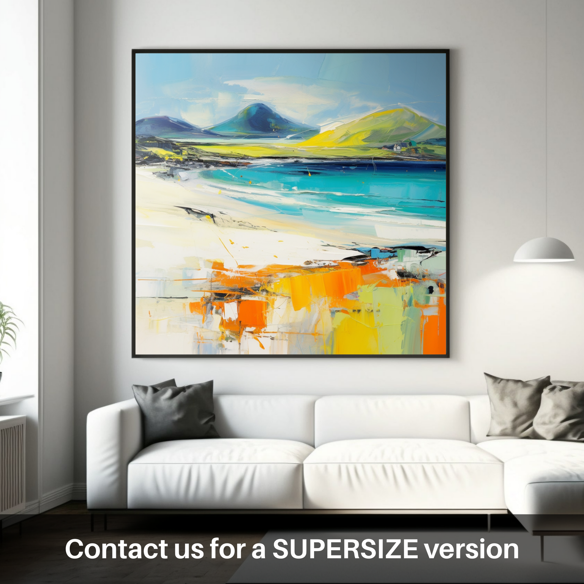 Huge supersize print of Luskentyre Beach, Isle of Harris