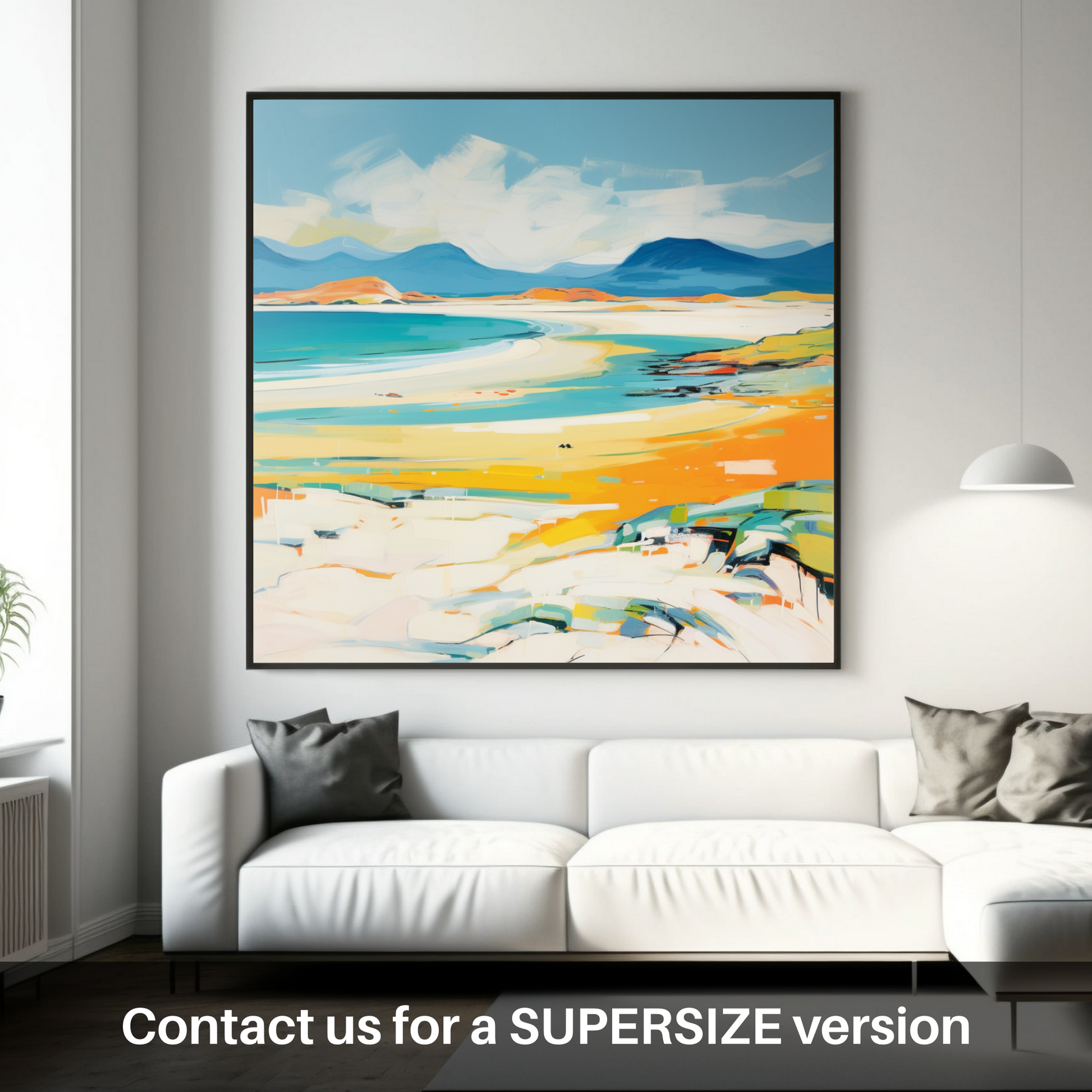 Huge supersize print of Luskentyre Beach, Isle of Harris