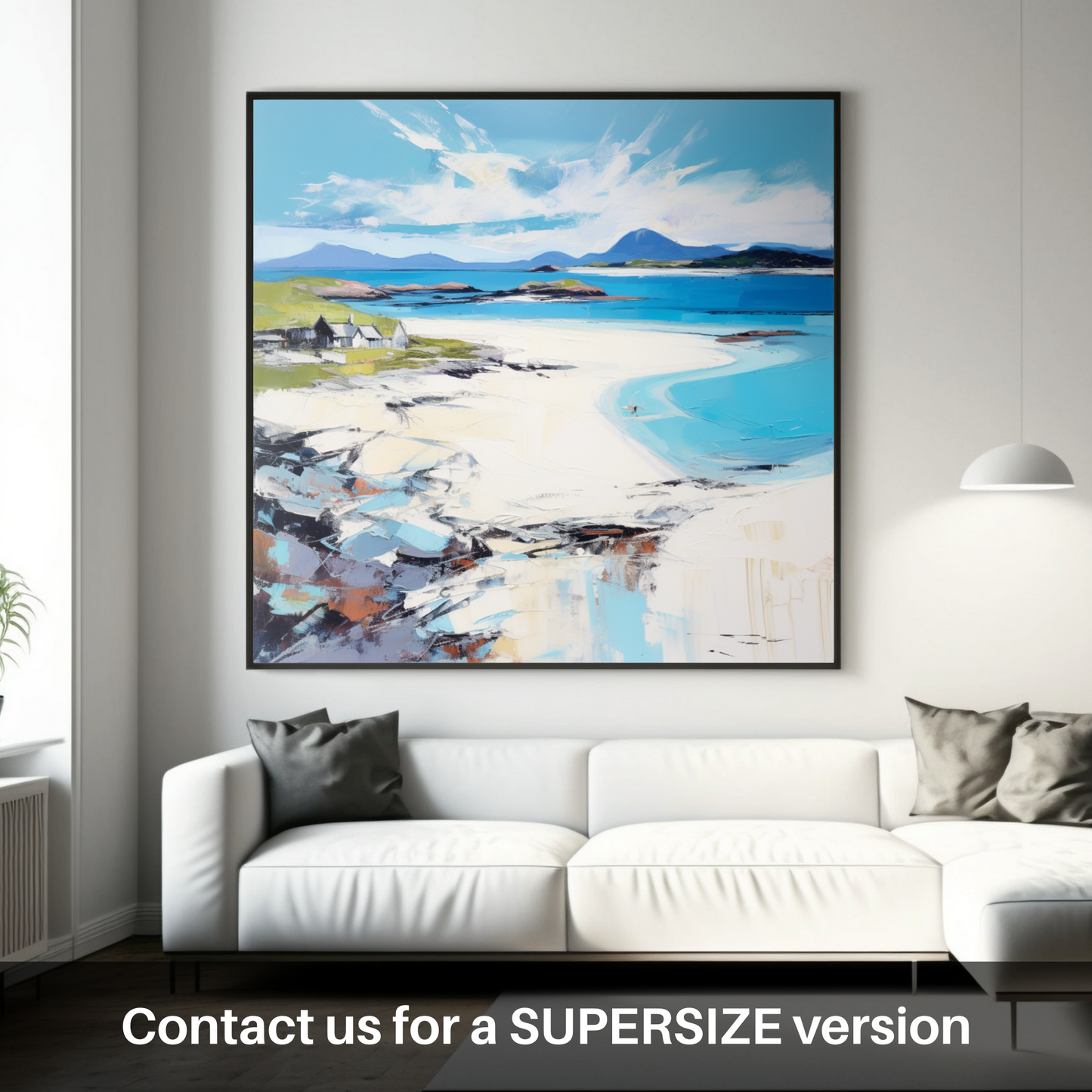 Huge supersize print of Camusdarach Beach, Arisaig