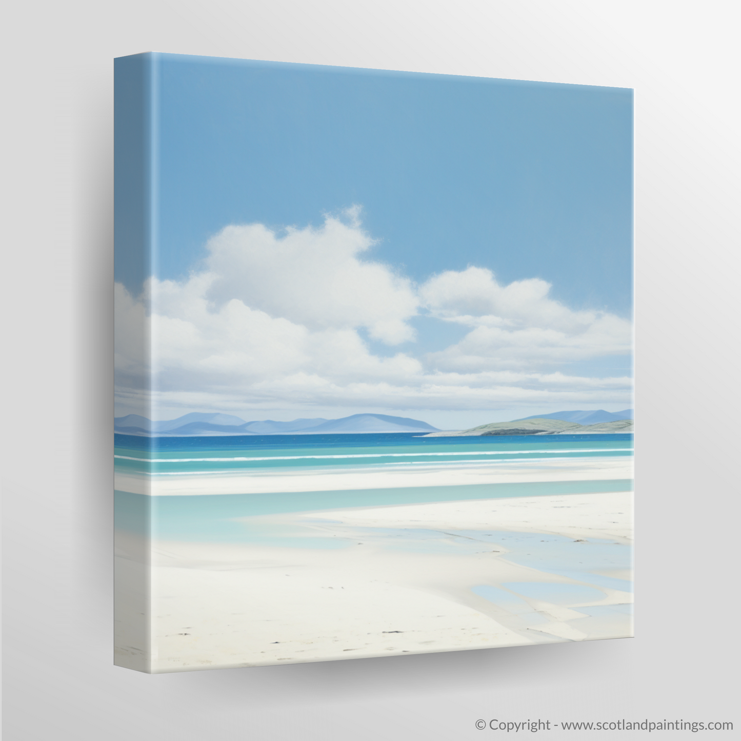 Painting and Art Print of Luskentyre Beach, Isle of Harris. Serene Splendour of Luskentyre Beach.