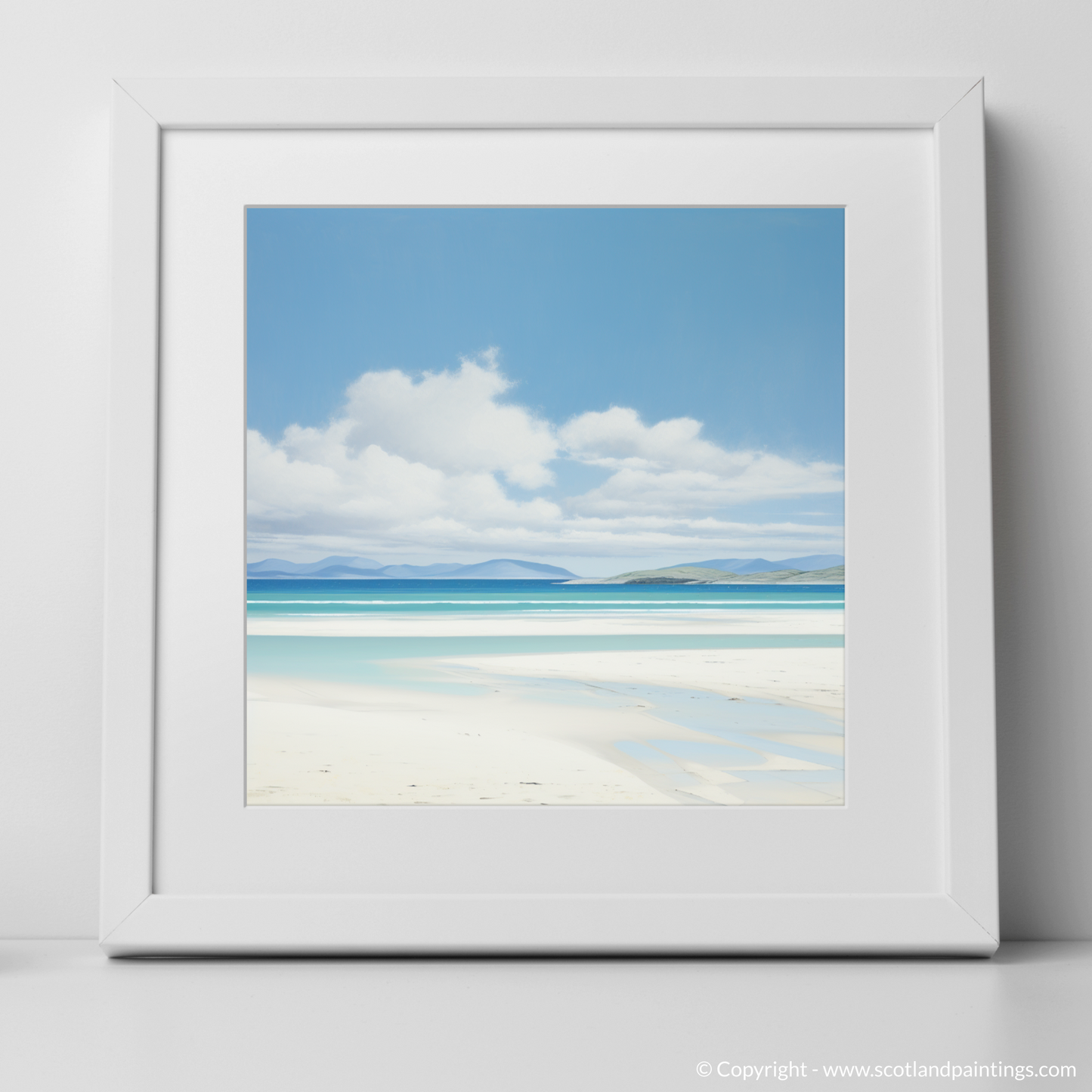 Painting and Art Print of Luskentyre Beach, Isle of Harris. Serene Splendour of Luskentyre Beach.