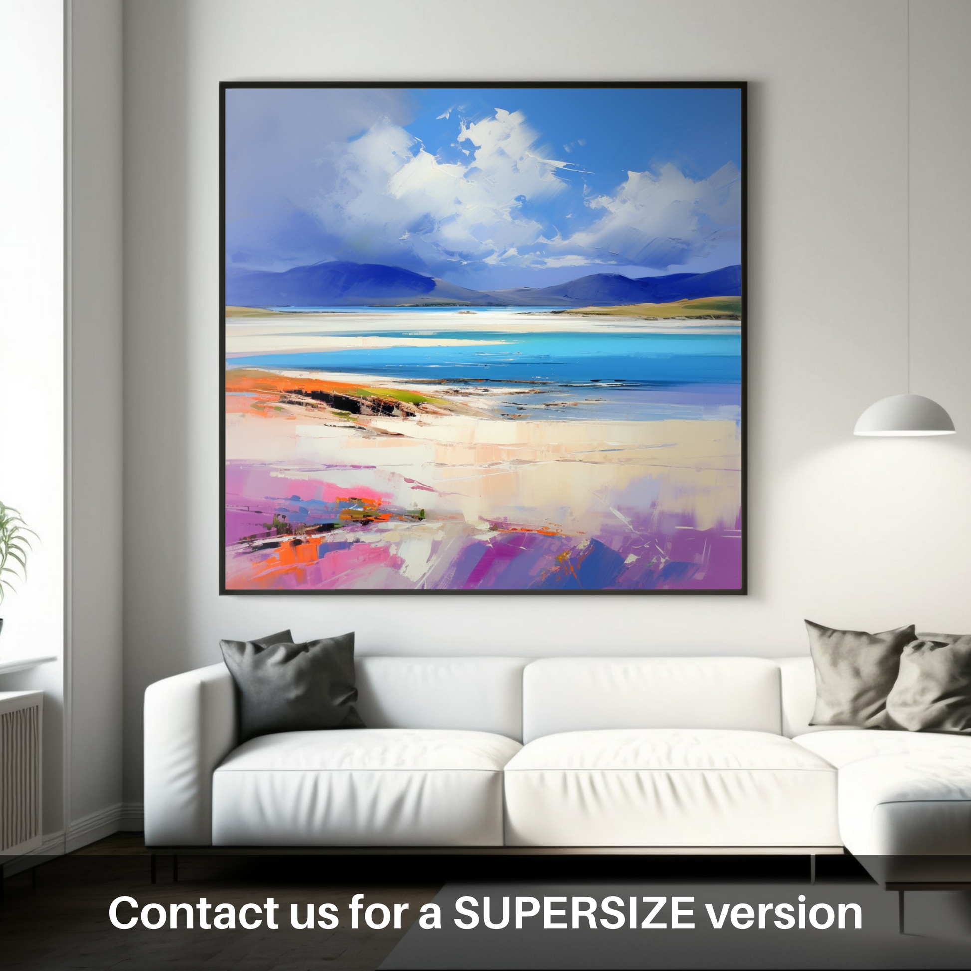 Huge supersize print of Luskentyre Beach, Isle of Harris