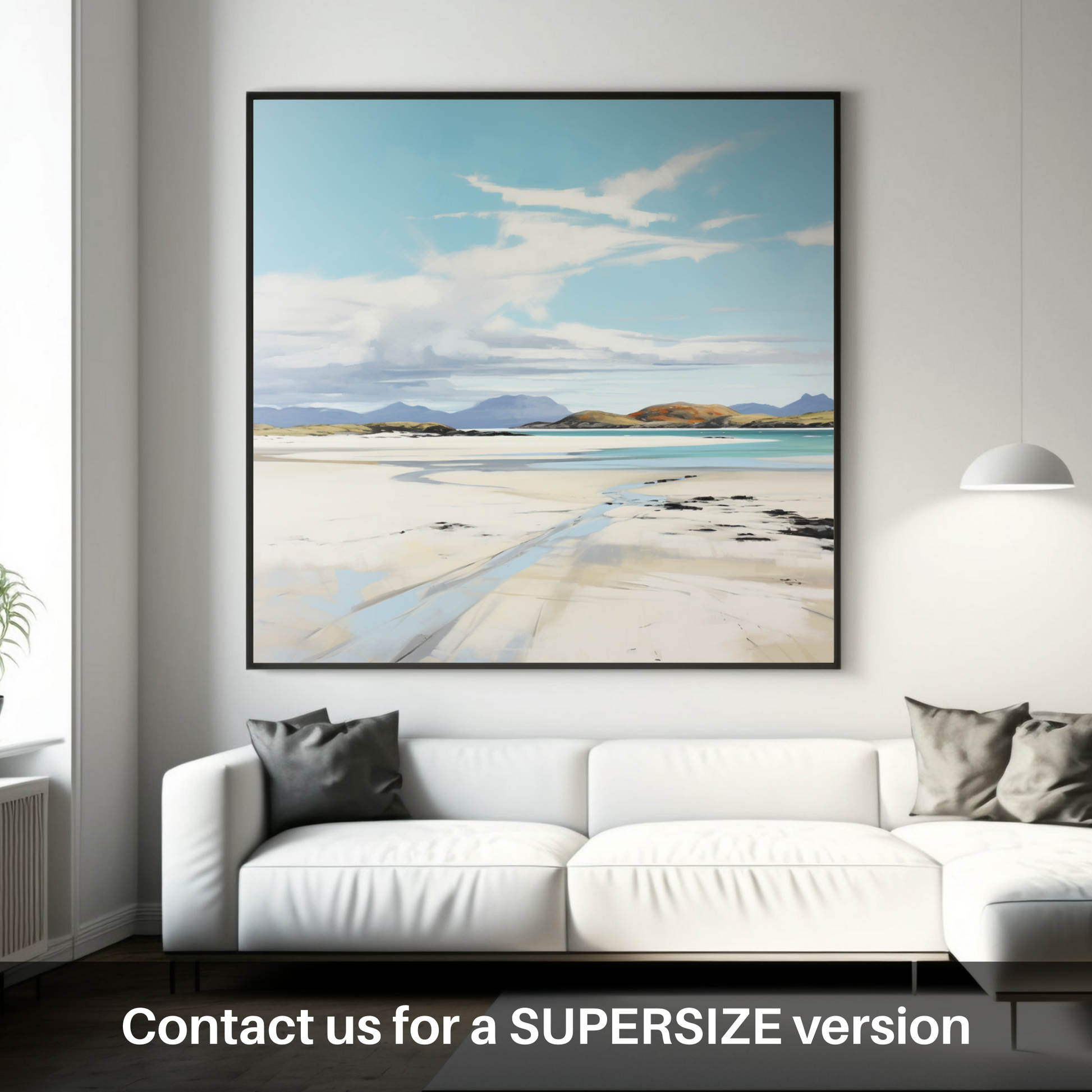 Huge supersize print of Camusdarach Beach, Arisaig