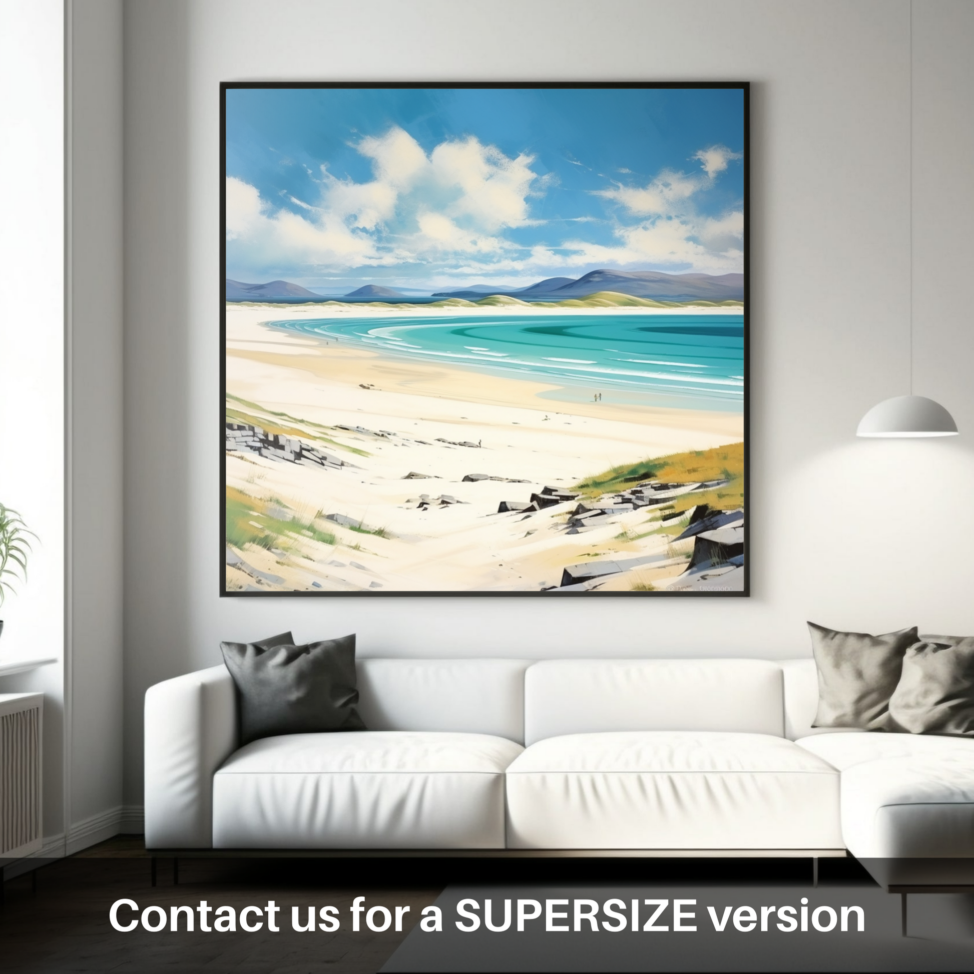 Huge supersize print of Luskentyre Beach, Isle of Harris