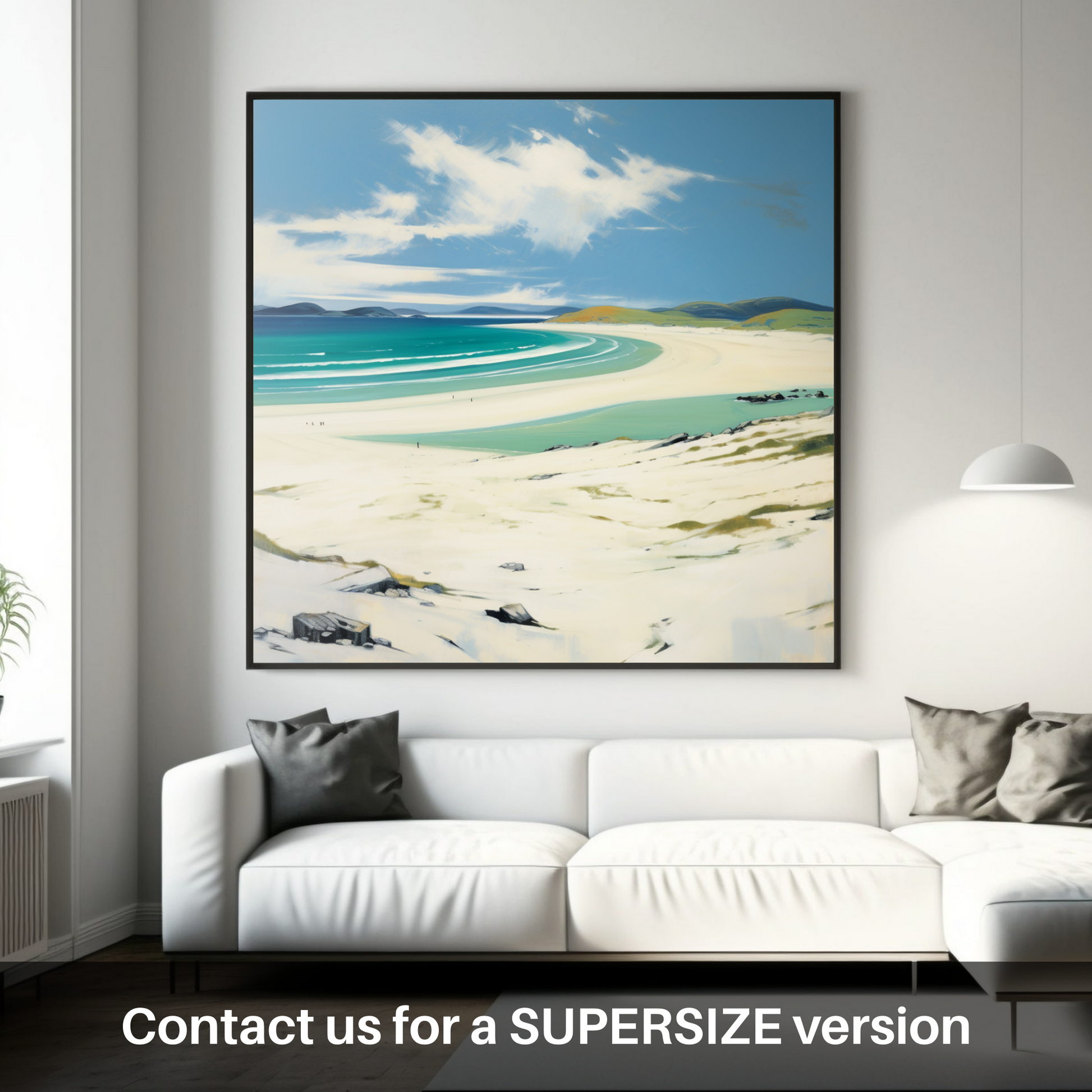 Huge supersize print of Luskentyre Beach, Isle of Harris