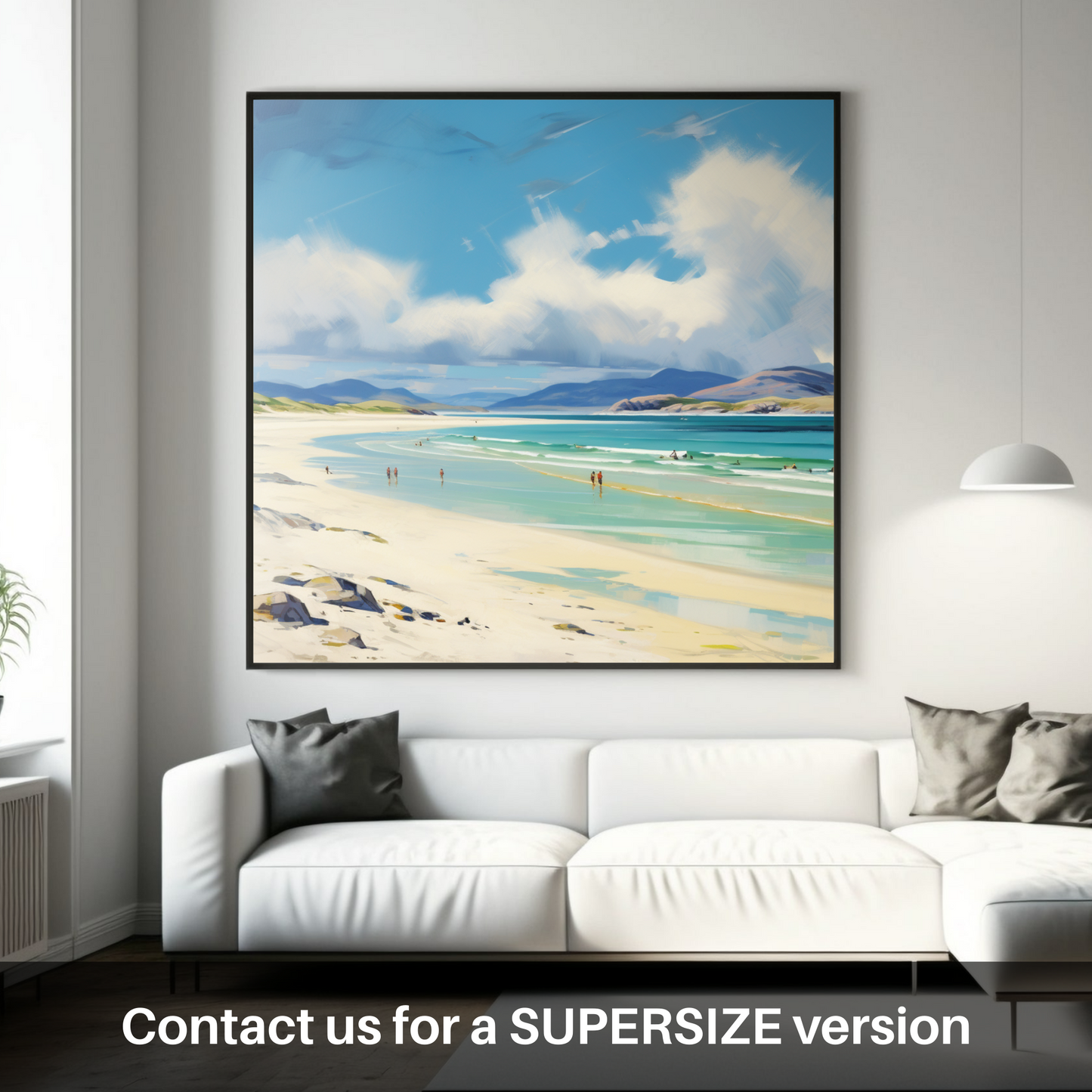 Huge supersize print of Luskentyre Beach, Isle of Harris