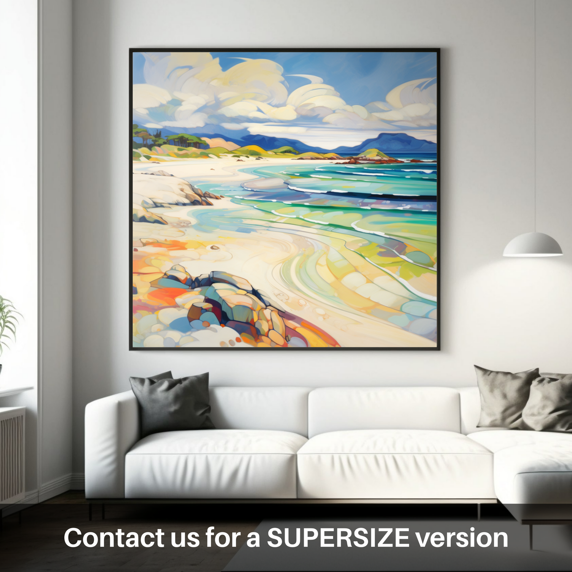 Huge supersize print of Camusdarach Beach, Arisaig