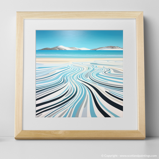 Painting and Art Print of Luskentyre Beach, Isle of Harris. Luskentyre Beach Essence: An Abstract Dance of Nature.