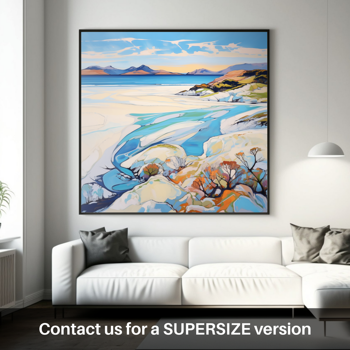 Huge supersize print of Camusdarach Beach, Arisaig