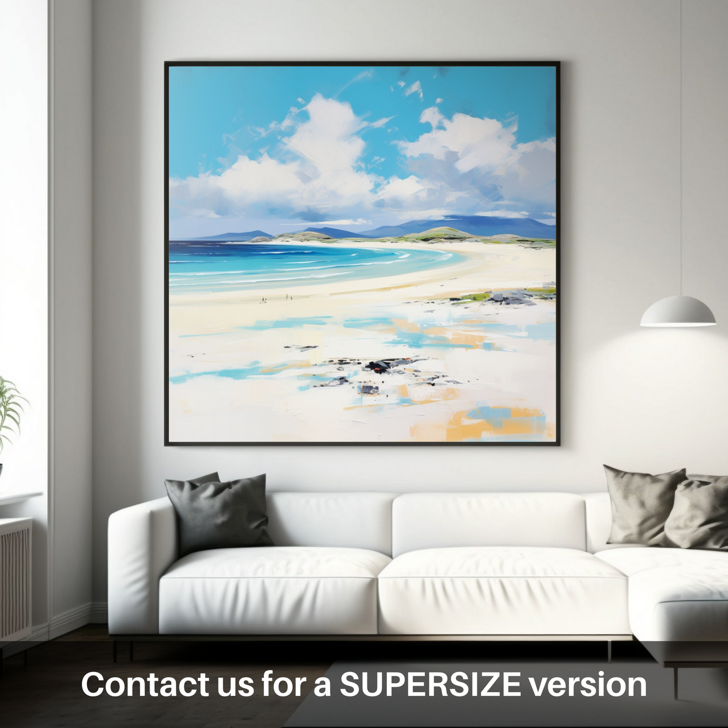 Huge supersize print of Luskentyre Beach, Isle of Harris