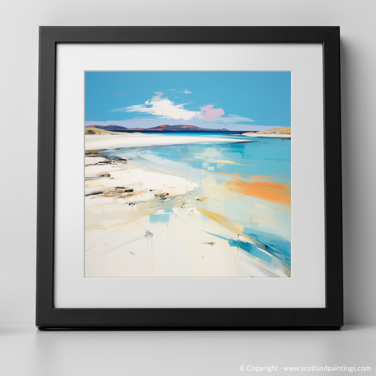 Art Print of Luskentyre Beach, Isle of Harris with a black frame