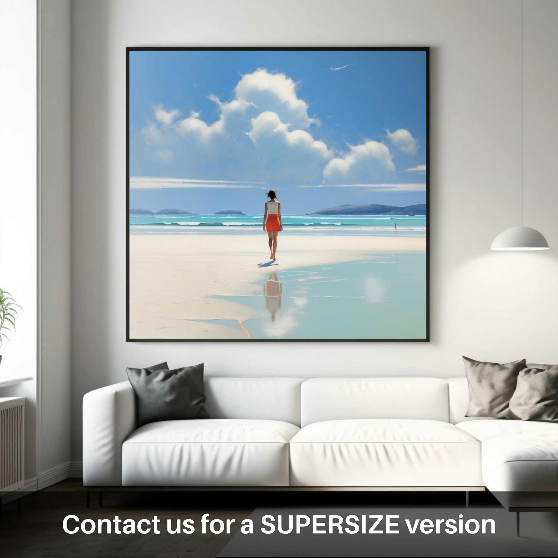 Huge supersize print of Luskentyre Beach, Isle of Harris