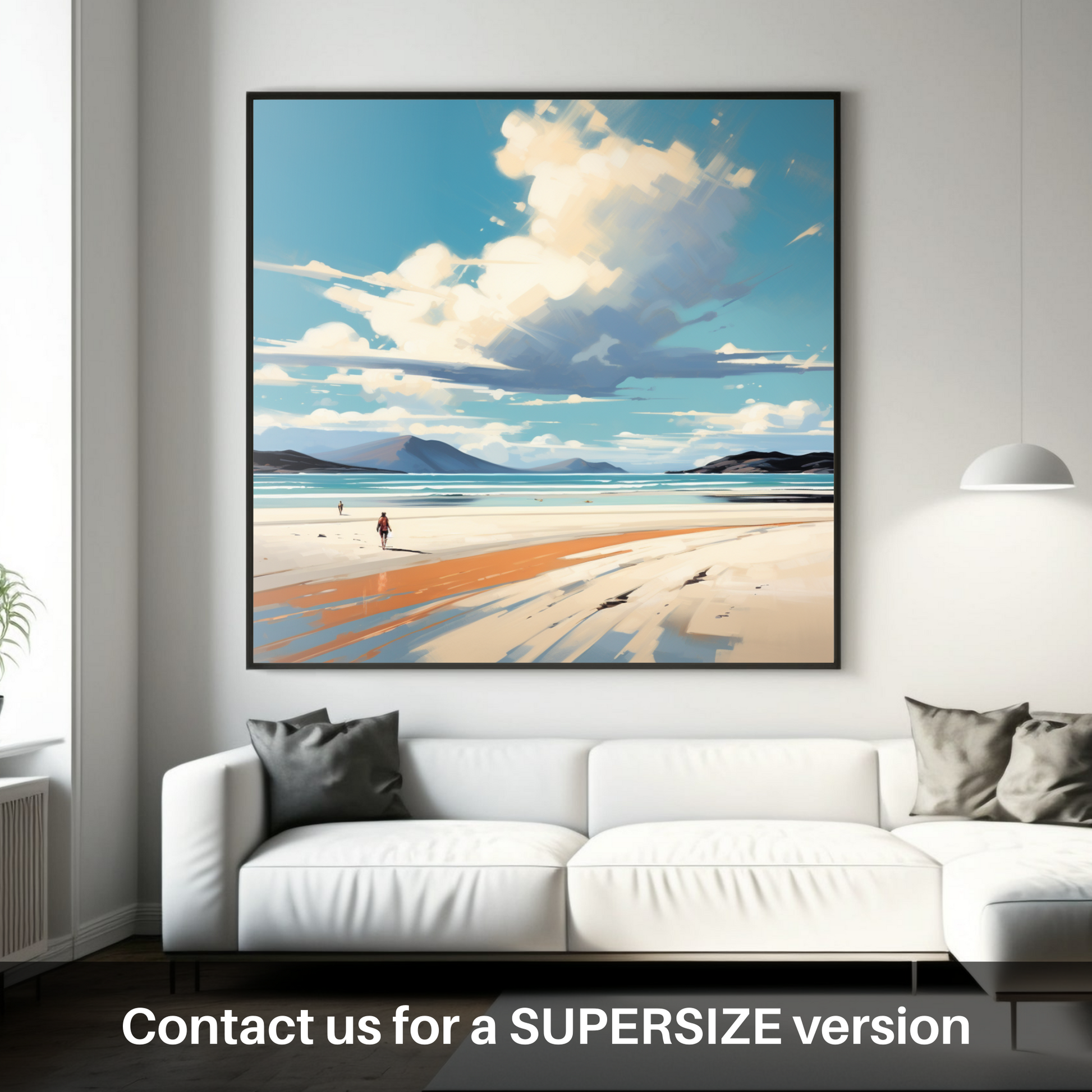 Huge supersize print of Luskentyre Beach, Isle of Harris