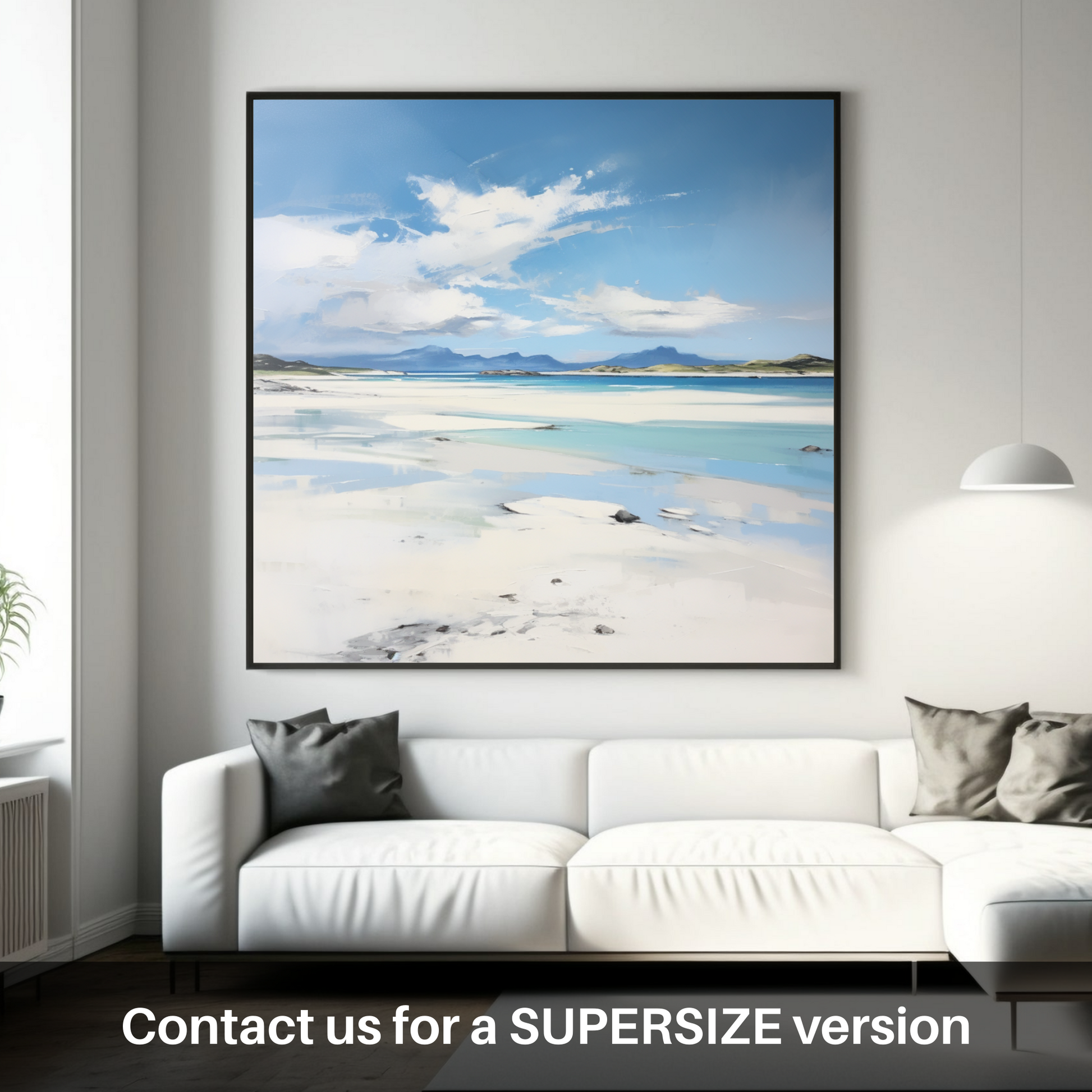 Huge supersize print of Camusdarach Beach, Arisaig